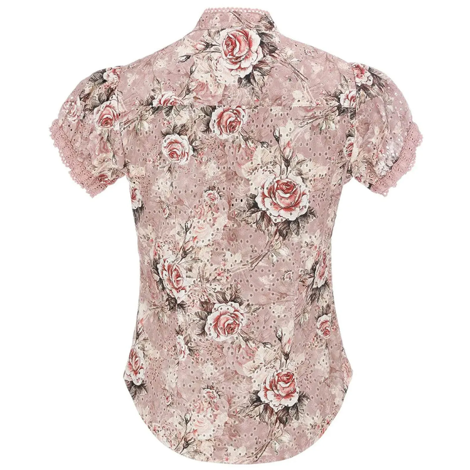 Zillertaler Trachtenwelt Damen Bluse "Lara", Rosa Shop