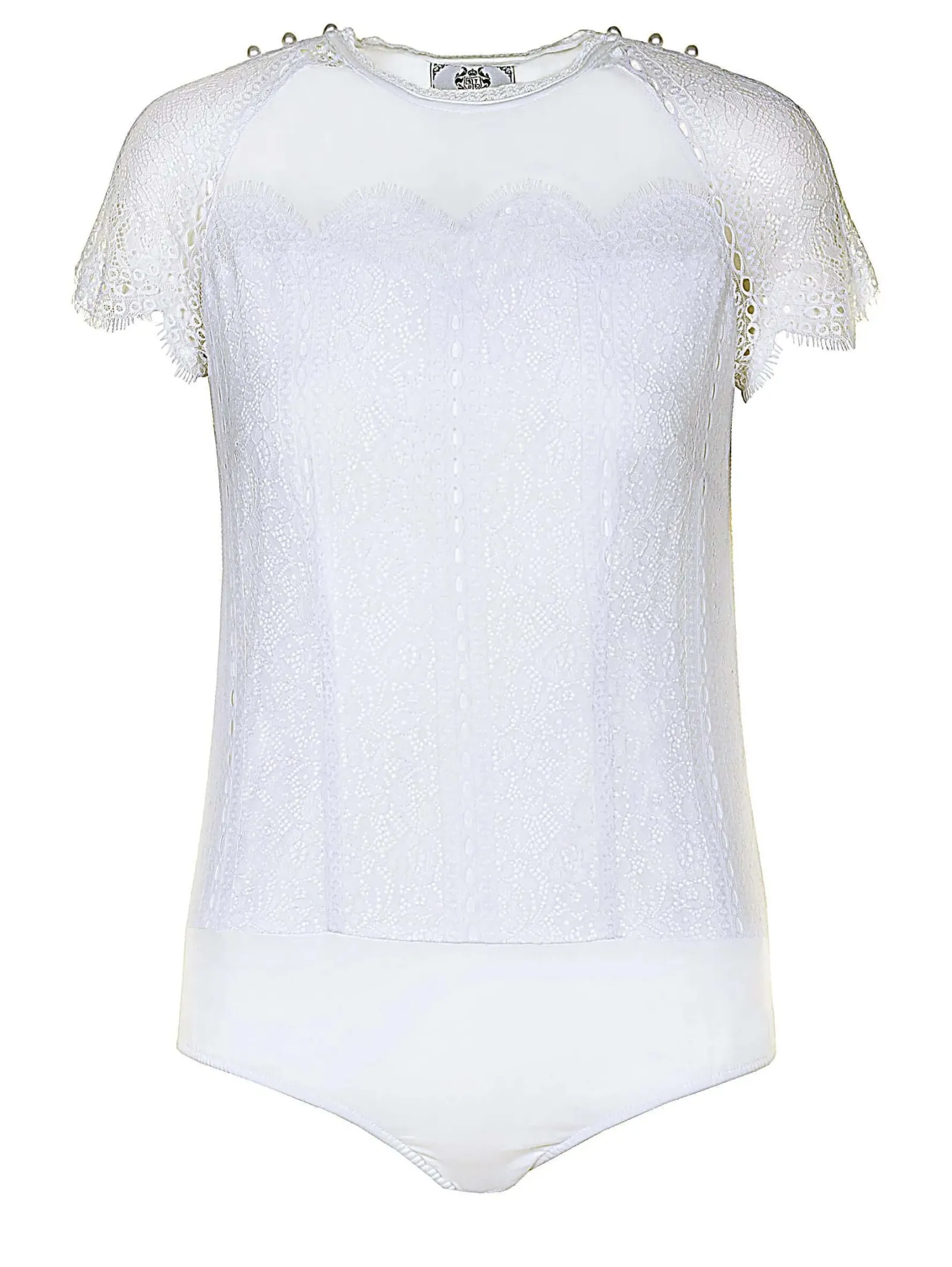 Zillertaler Trachtenwelt Damen Body, Weiß Store
