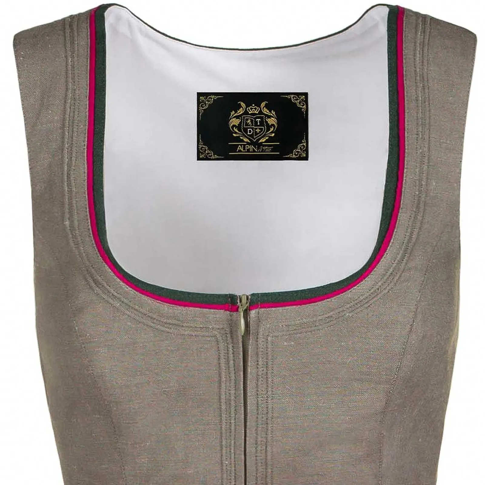 Zillertaler Trachtenwelt Damen Dirndl "Irmgard", Helloliv-Pink Beige Discount