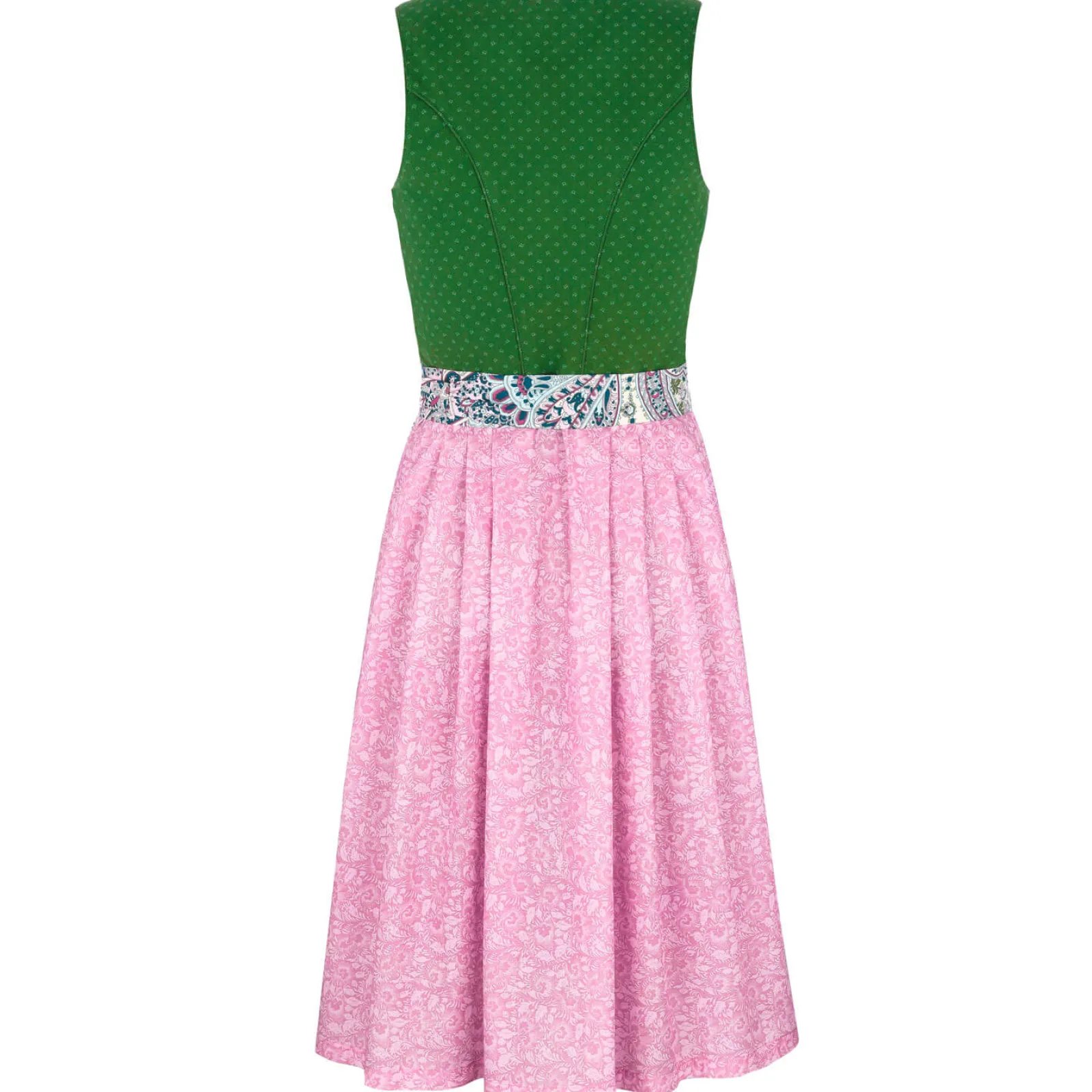 Zillertaler Trachtenwelt Damen Dirndl "Lea", Dunkel-Rosa Grün Best Sale
