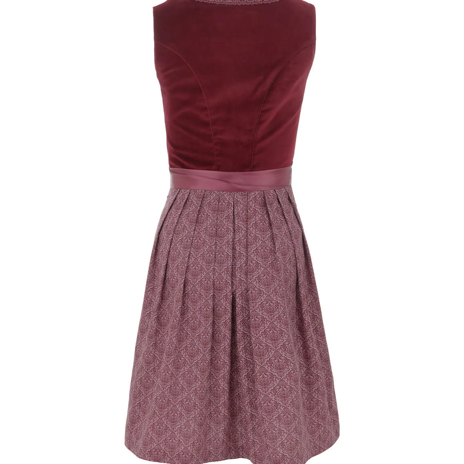 Zillertaler Trachtenwelt Damen Dirndl "Loredana", Bordeaux Rot Flash Sale