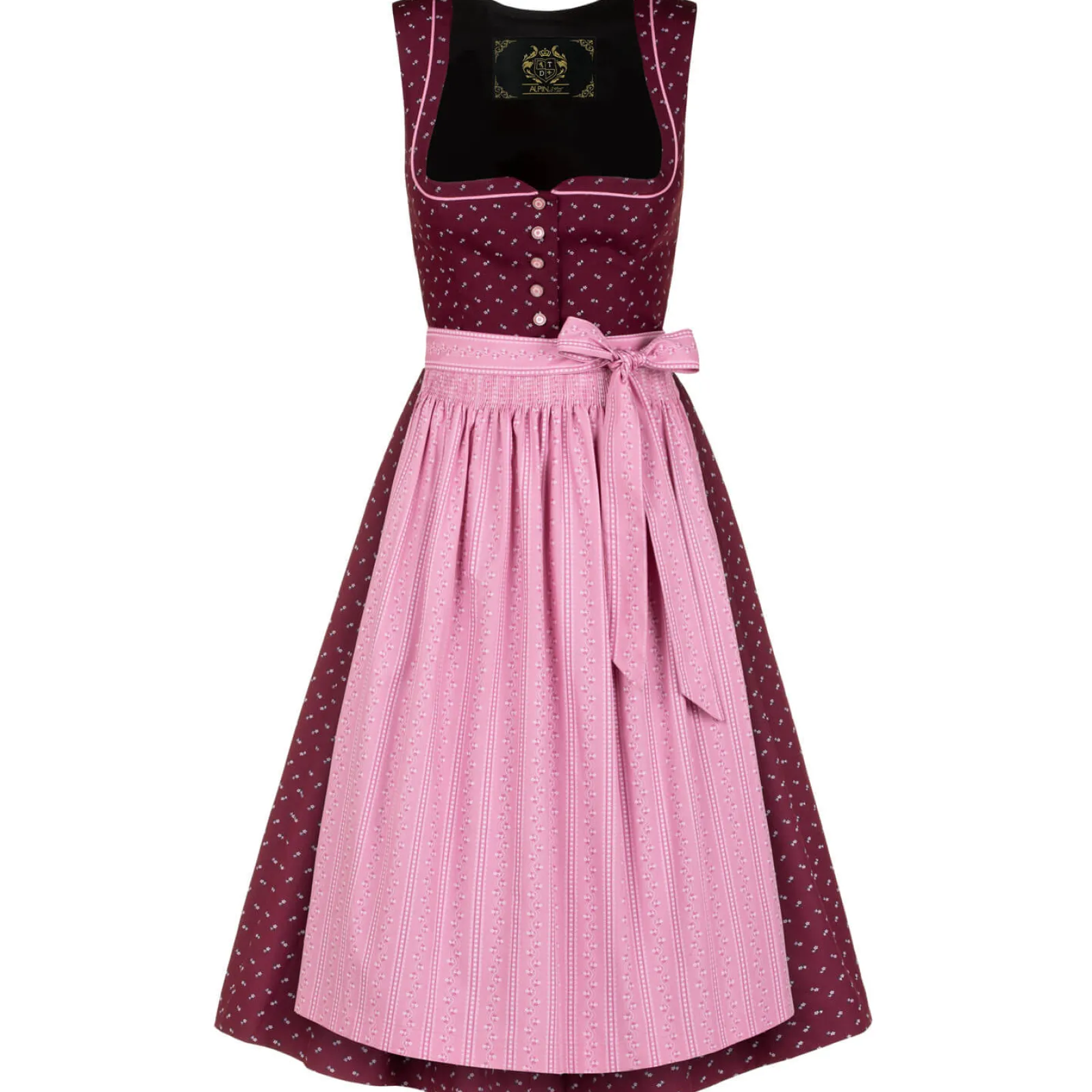 Zillertaler Trachtenwelt Damen Dirndl "Melanie", Beere- Rosa Clearance