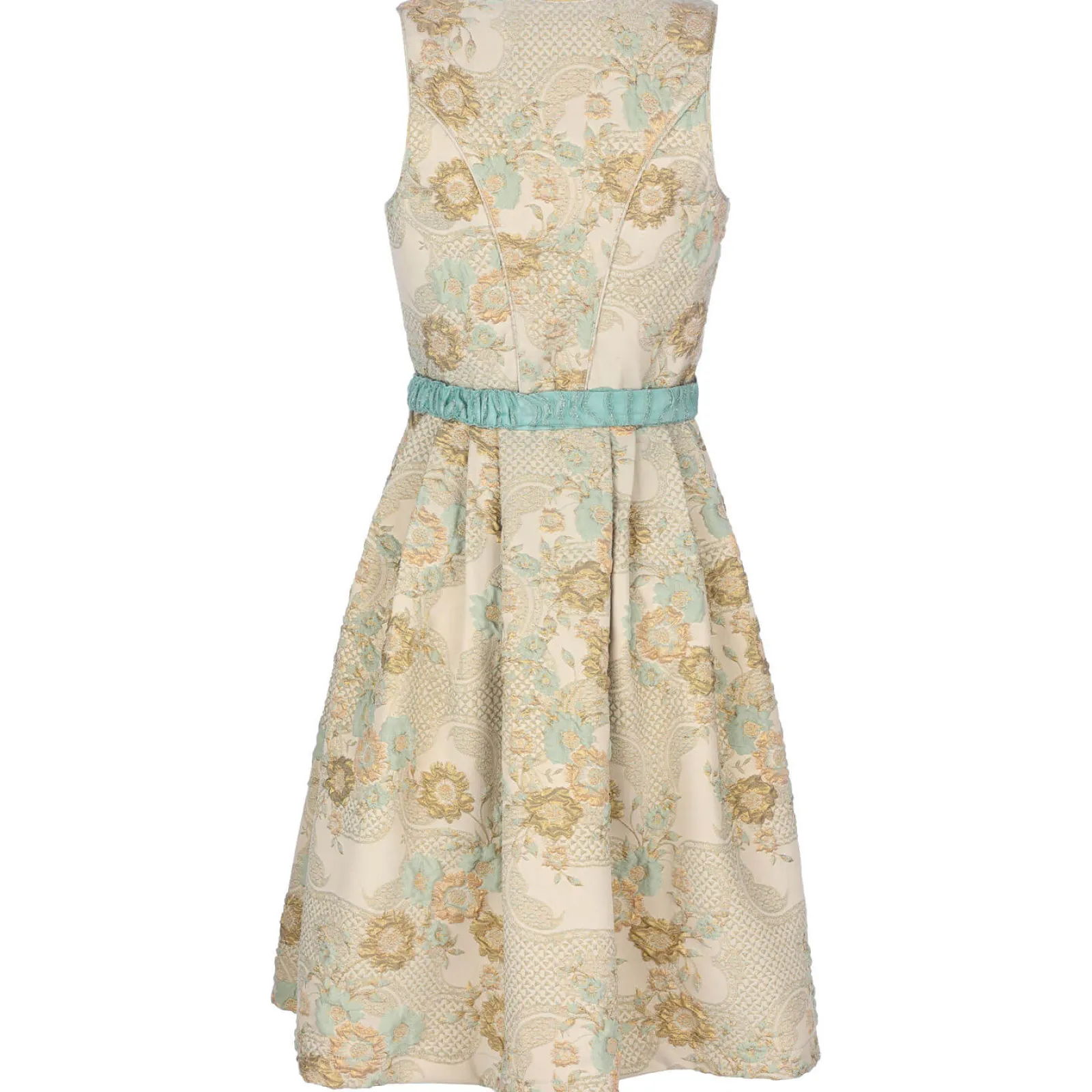 Zillertaler Trachtenwelt Damen Dirndl "Pia", Creme Türkis Gold Hot
