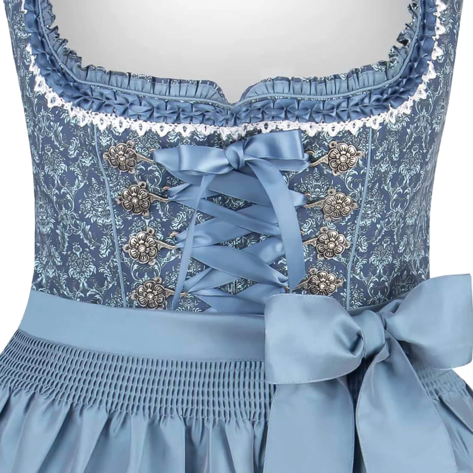 Zillertaler Trachtenwelt Damen Dirndl "Ruby", Blau Clearance