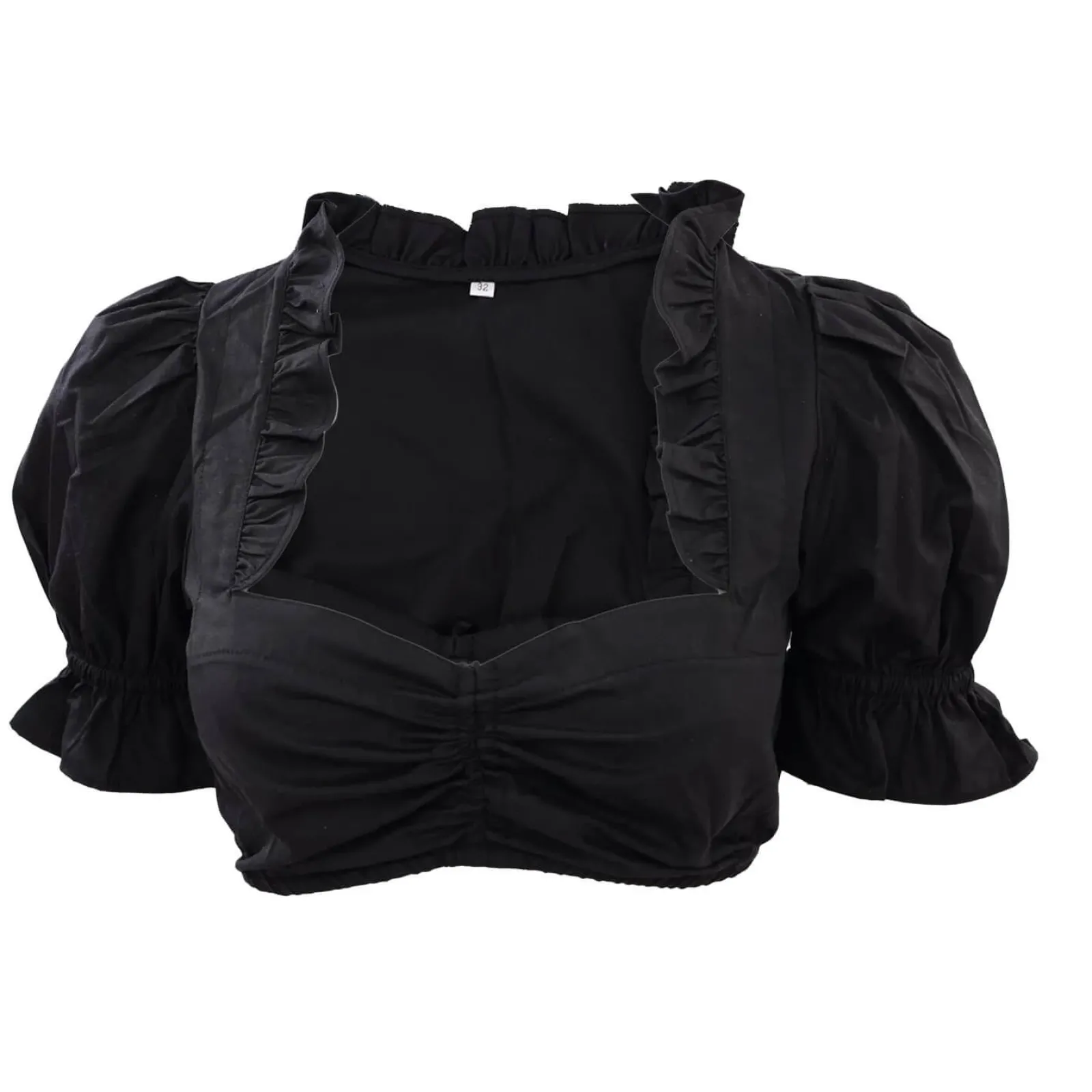 Zillertaler Trachtenwelt Damen Dirndlbluse "Evi", Schwarz Best
