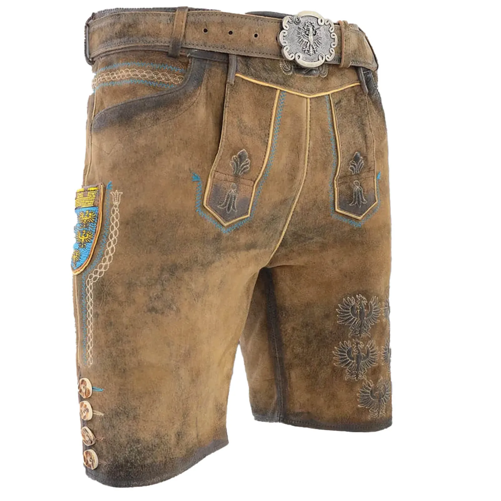 Zillertaler Trachtenwelt Damen Lederhose "Niederösterreich" Braun Flash Sale