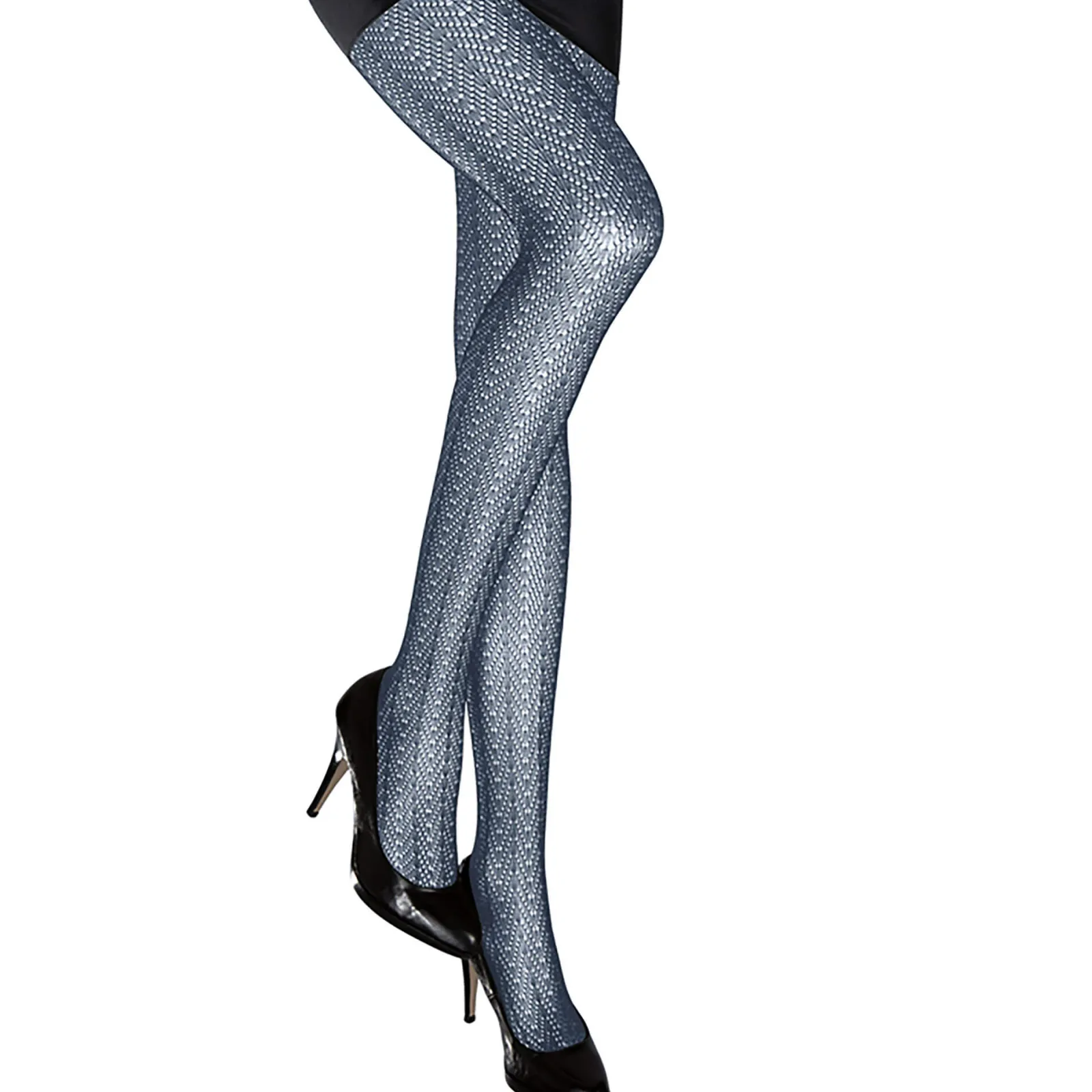 Zillertaler Trachtenwelt Damen Netzstrumpfhose-Jasera, Marine Blau Cheap