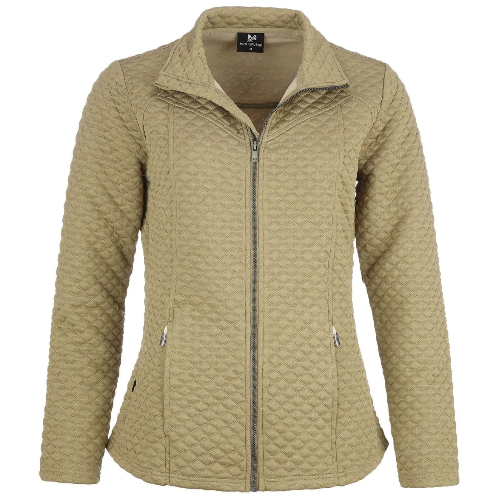 Zillertaler Trachtenwelt Damen Powerstretch Jacke "Anna", Khaki Braun Clearance