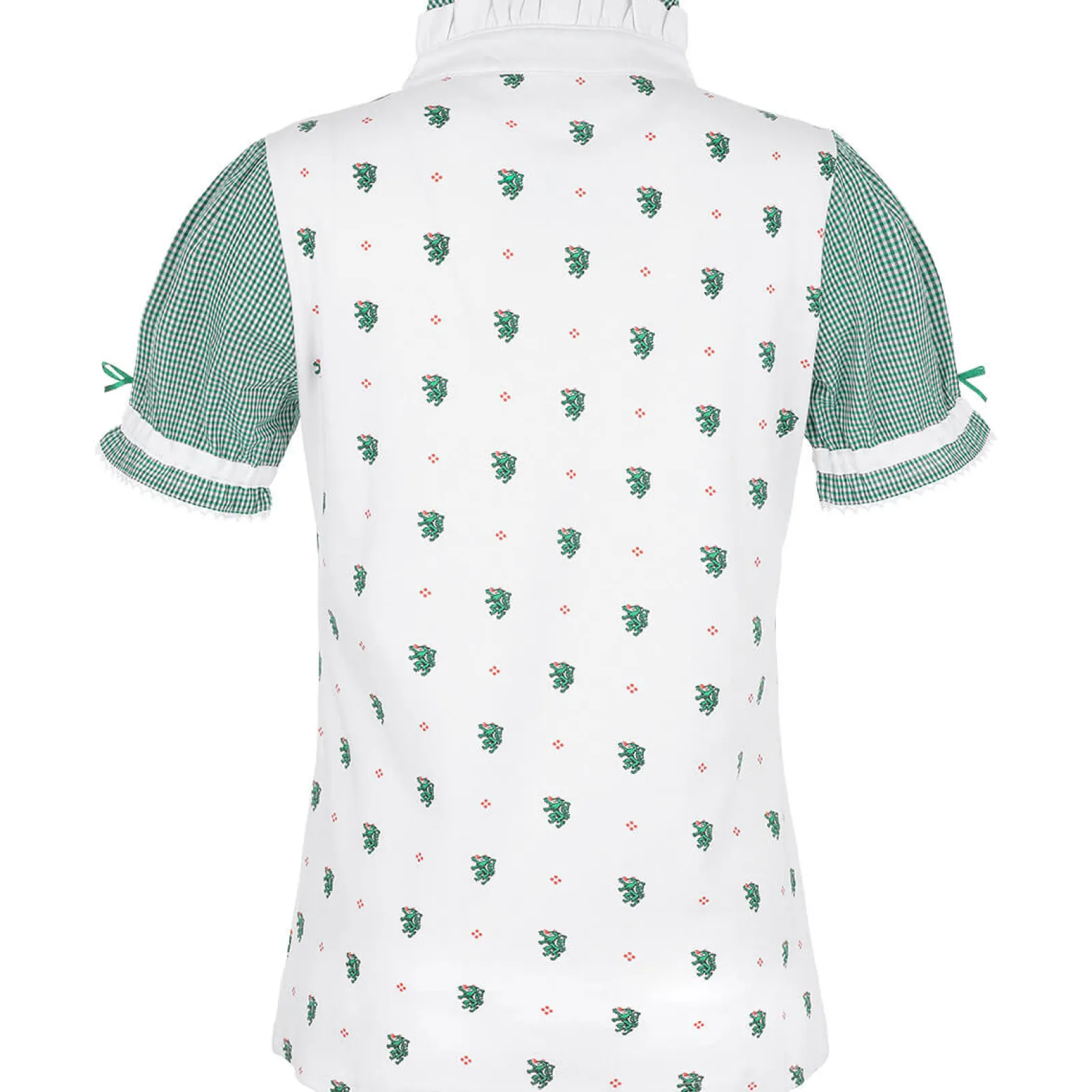 Zillertaler Trachtenwelt Damen Rüschen-Shirt "Steiermark" Grün Cheap