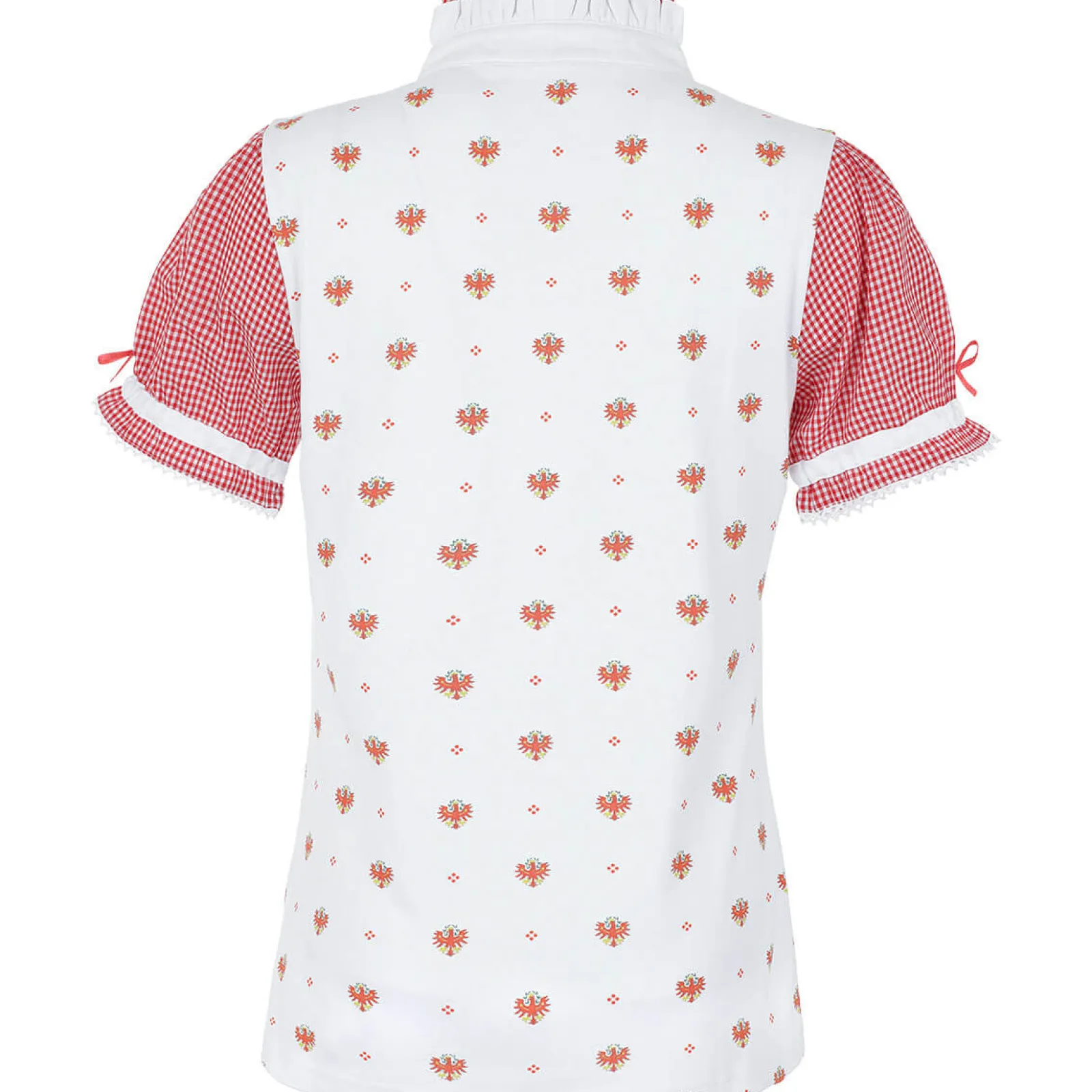 Zillertaler Trachtenwelt Damen Rüschen-Shirt "Tirol" Rot Store