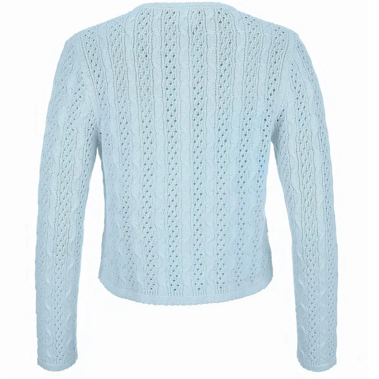 Zillertaler Trachtenwelt Damen Strickjacke "Elisabeth", Blau Best