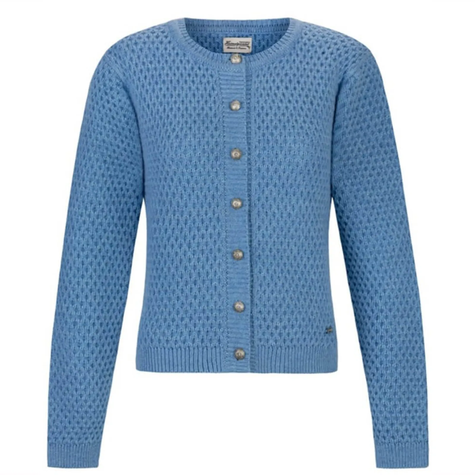 Zillertaler Trachtenwelt Damen Strickjacke "Juliette", Blau New