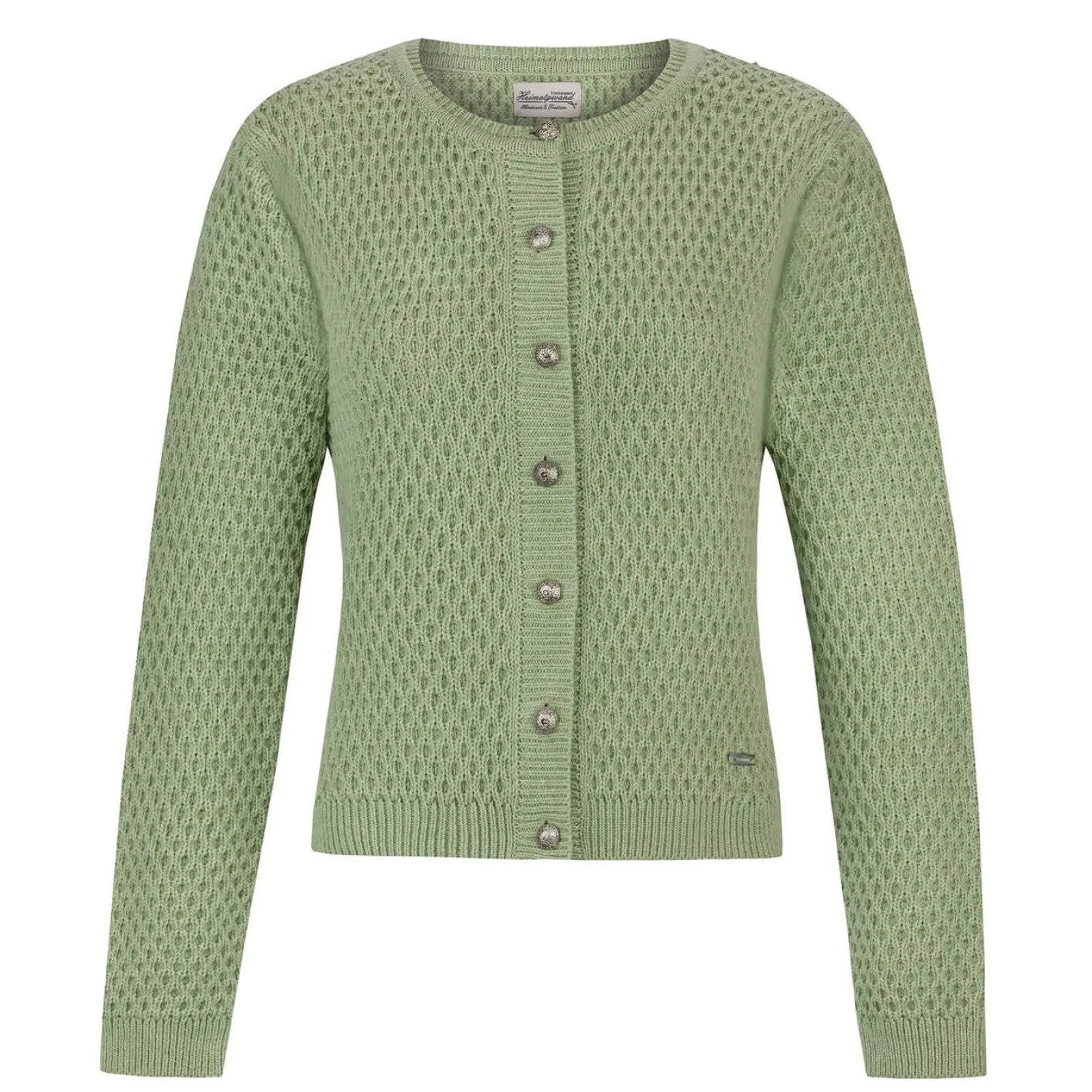 Zillertaler Trachtenwelt Damen Strickjacke "Juliette", Linde Grün Outlet