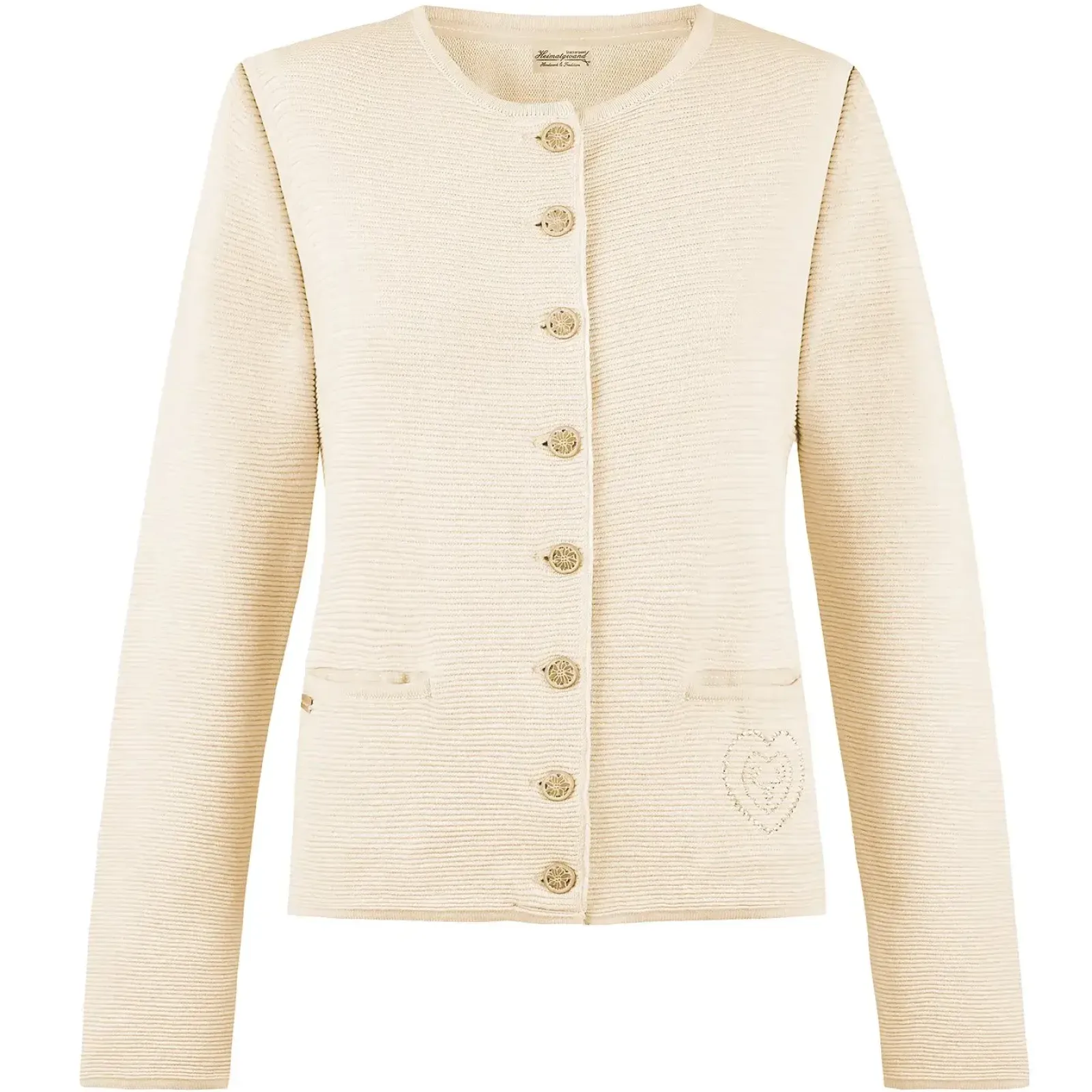 Zillertaler Trachtenwelt Damen Strickjacke "Mara", Gelb Cheap