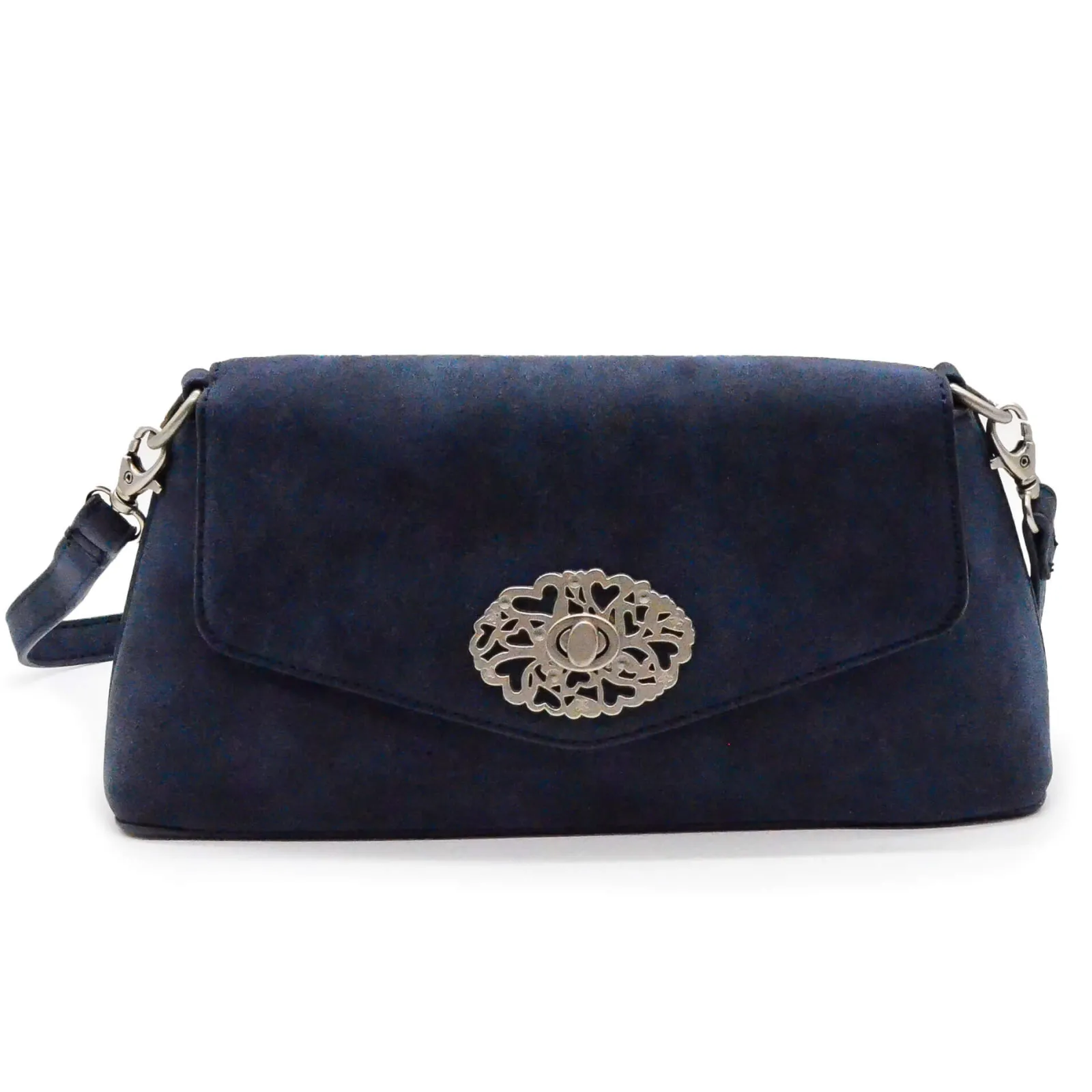 Zillertaler Trachtenwelt Damen Trachten Handtasche "Adena", Blau Hot