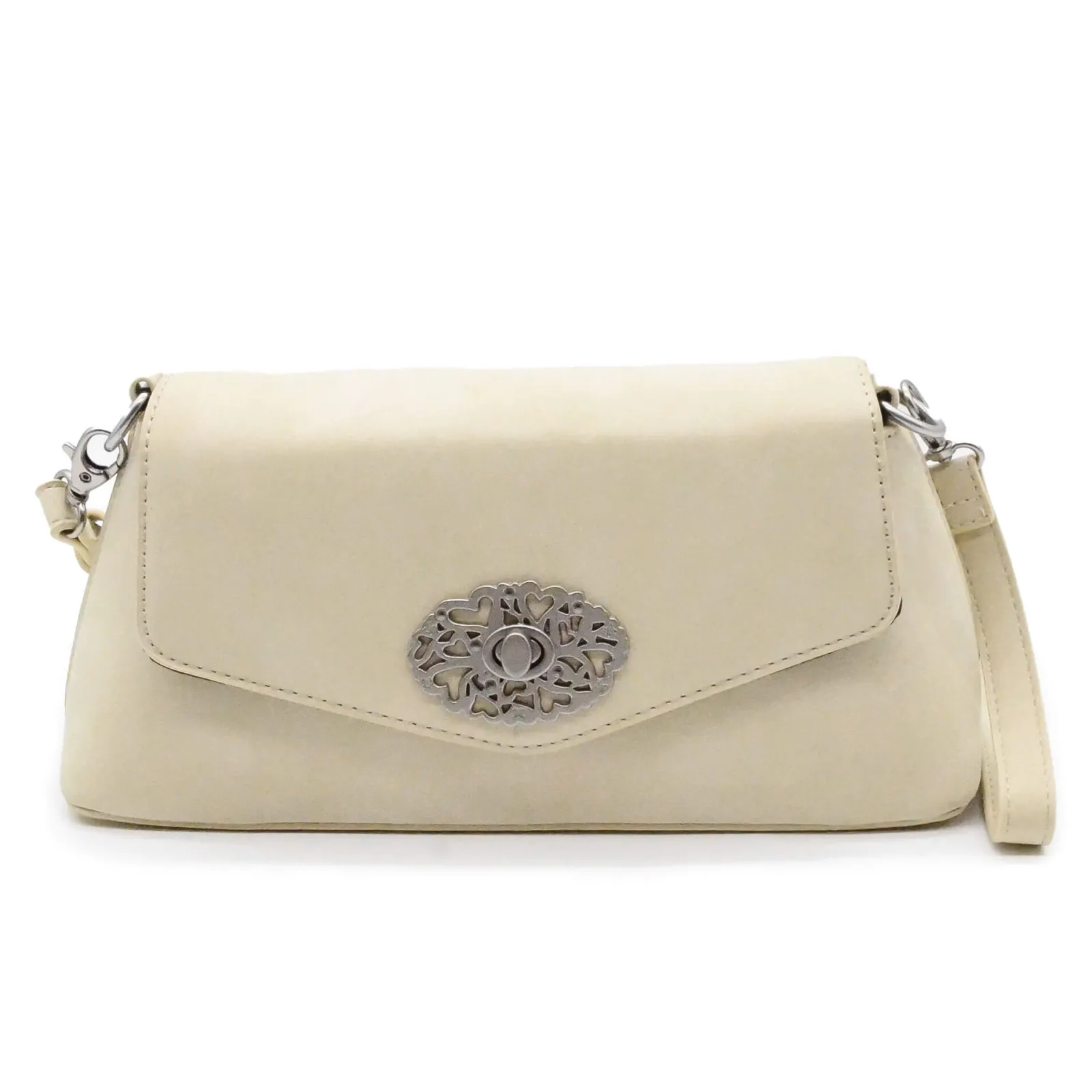 Zillertaler Trachtenwelt Damen Trachten Handtasche "Adena", Creme Weiß Clearance