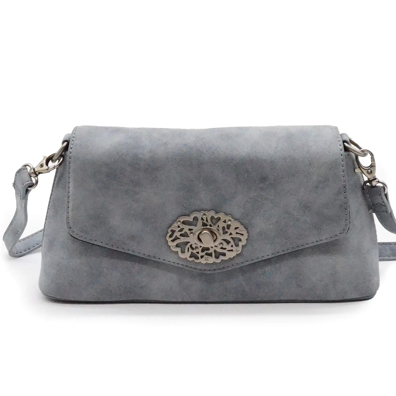Zillertaler Trachtenwelt Damen Trachten Handtasche "Adena", Grau Cheap