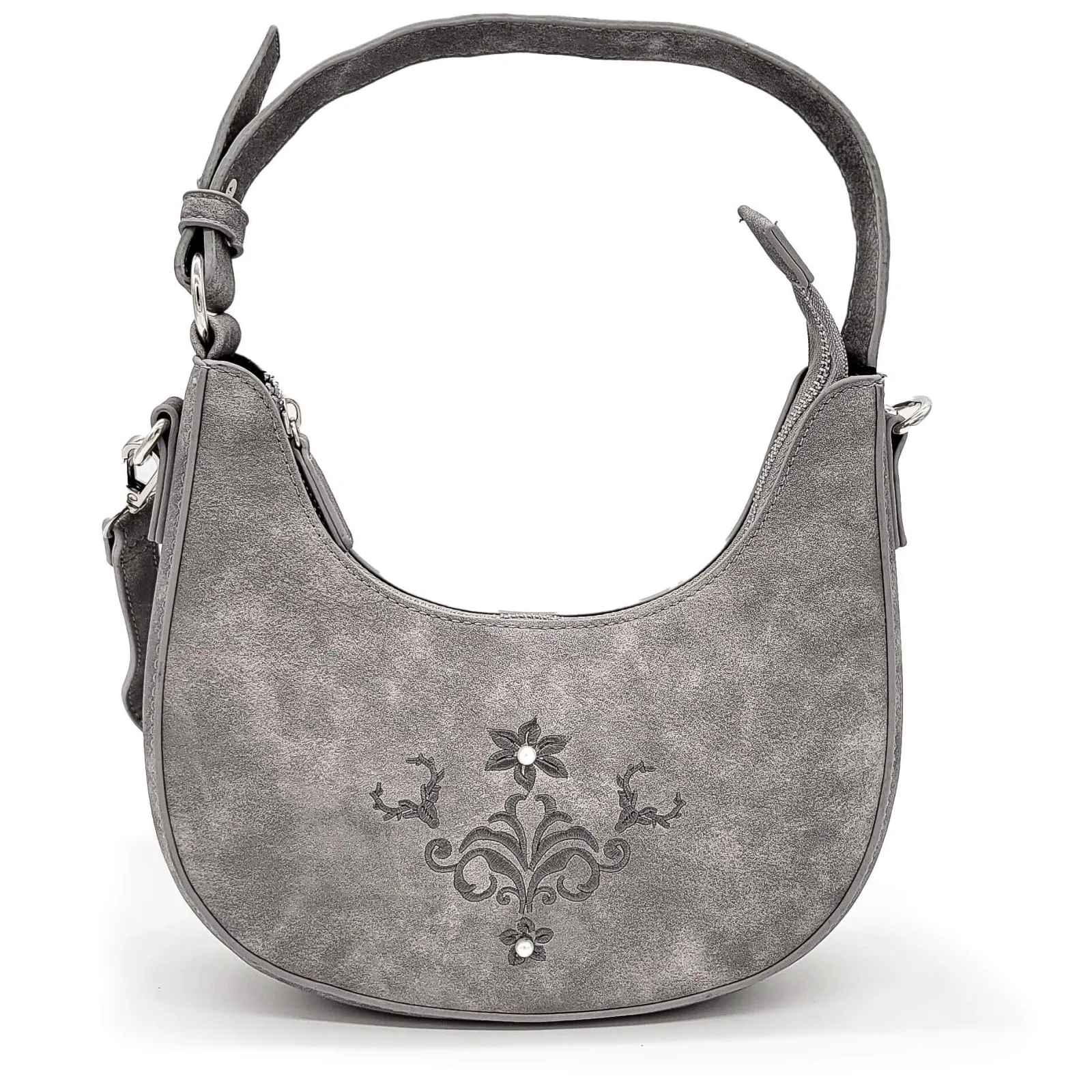 Zillertaler Trachtenwelt Damen Trachten Handtasche "Chica", Grau Store
