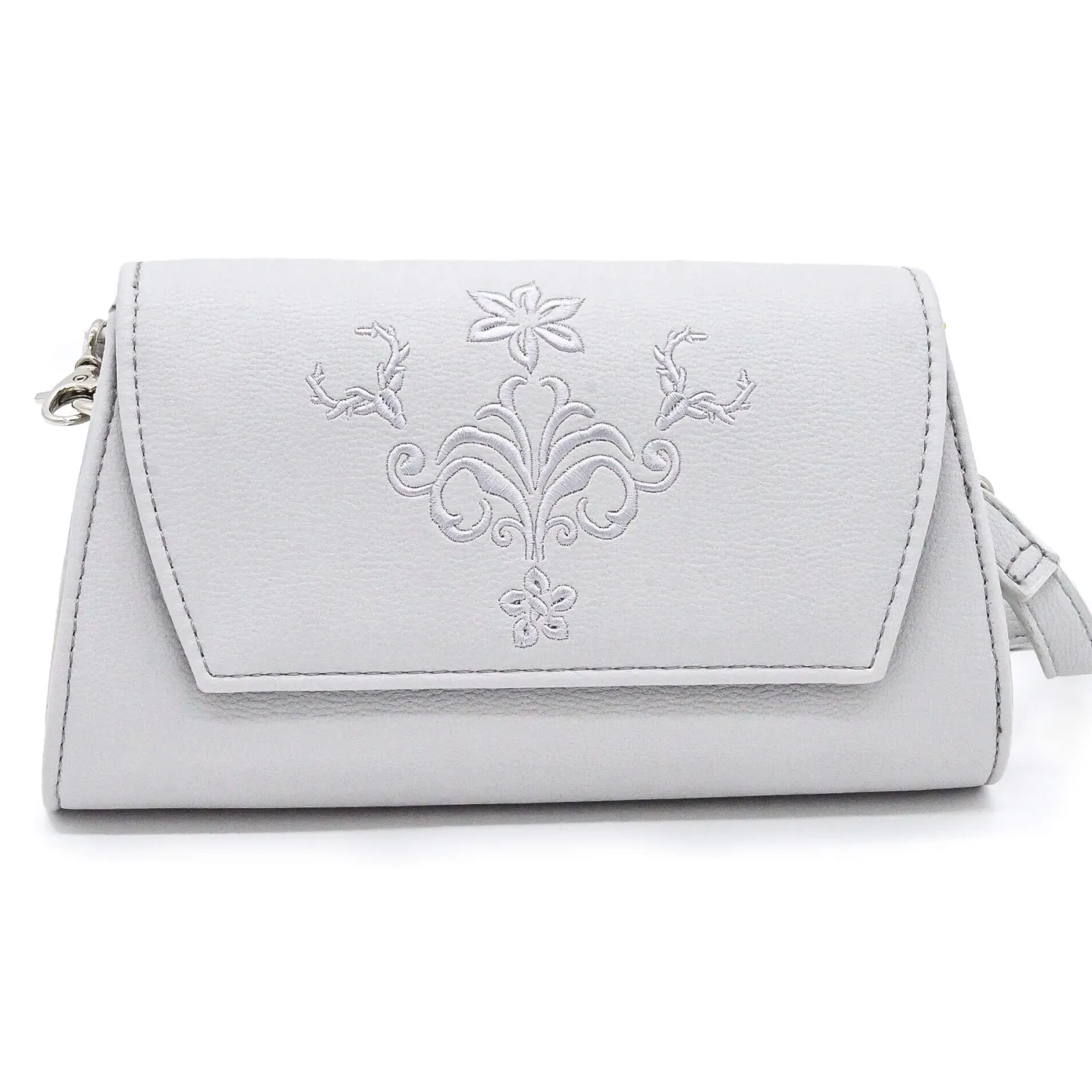 Zillertaler Trachtenwelt Damen Trachten Handtasche "Daisy", Hell Grau Fashion