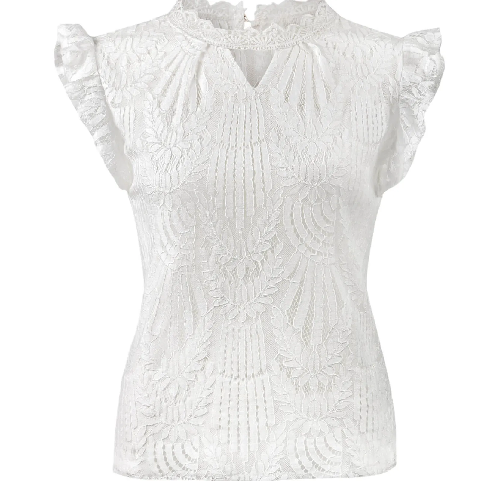 Zillertaler Trachtenwelt Damen Trachten Shirt "Bea", Weiß Hot
