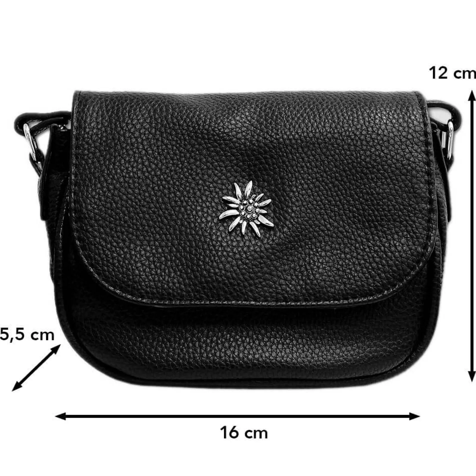 Zillertaler Trachtenwelt Damen Trachtenhandtasche "Lea", Schwarz Flash Sale