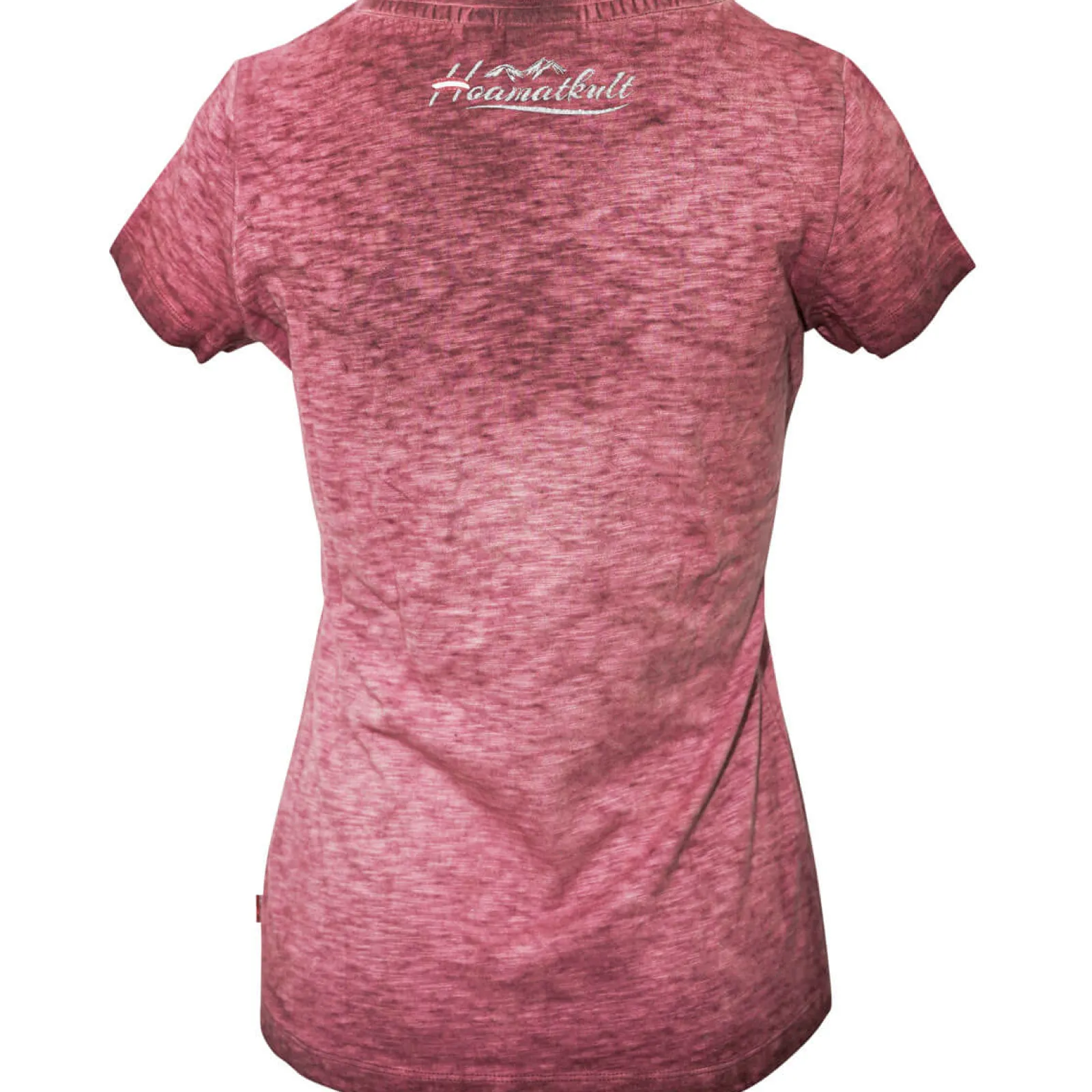 Zillertaler Trachtenwelt Damen T-Shirt "Austrian Girl", Rot Best