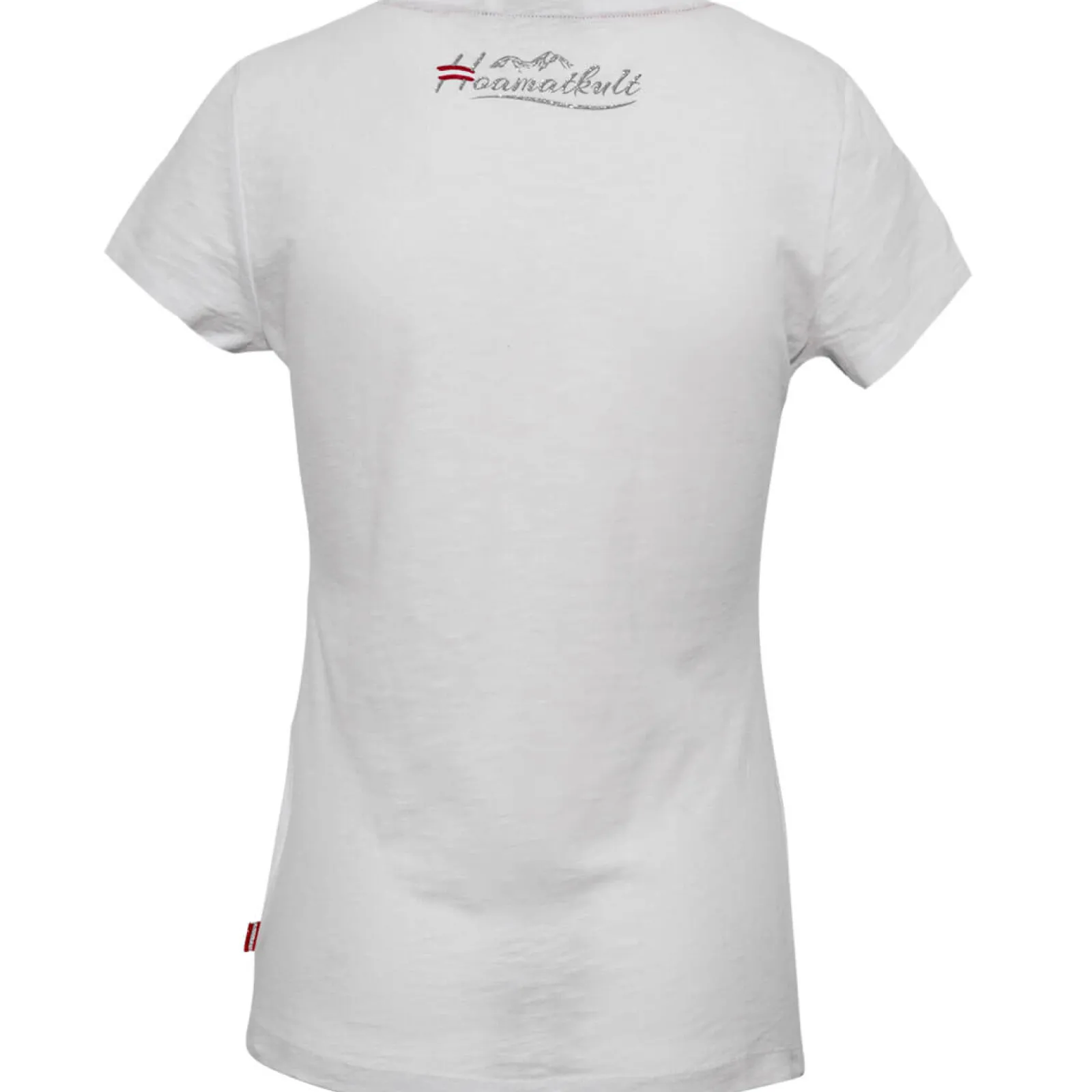 Zillertaler Trachtenwelt Damen T-Shirt "Austrian Girl", Weiss Weiß Cheap
