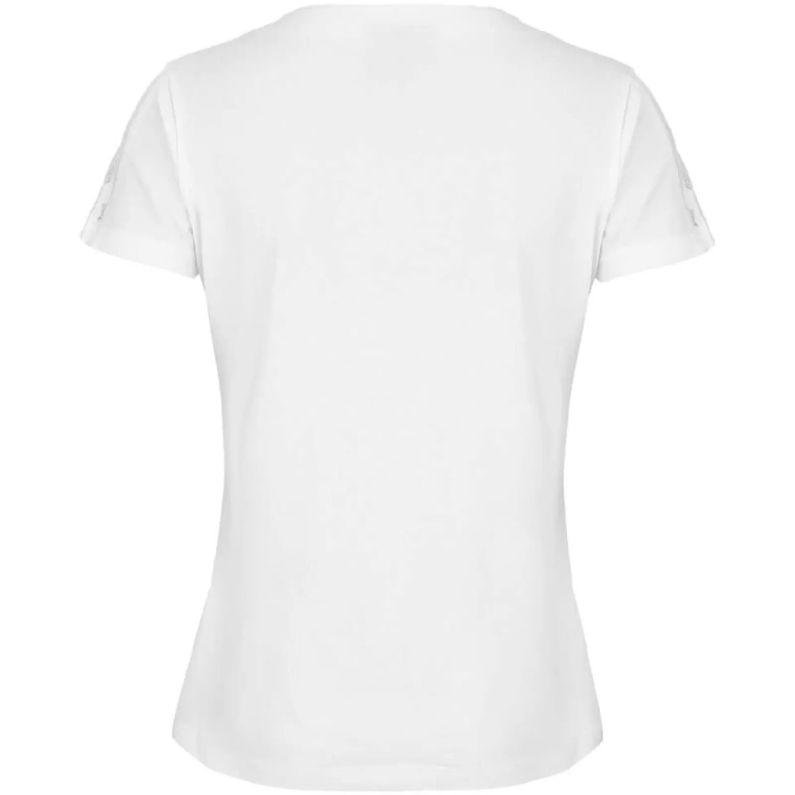 Zillertaler Trachtenwelt Damen T-Shirt "Edel" mit Spitze, Weiß New