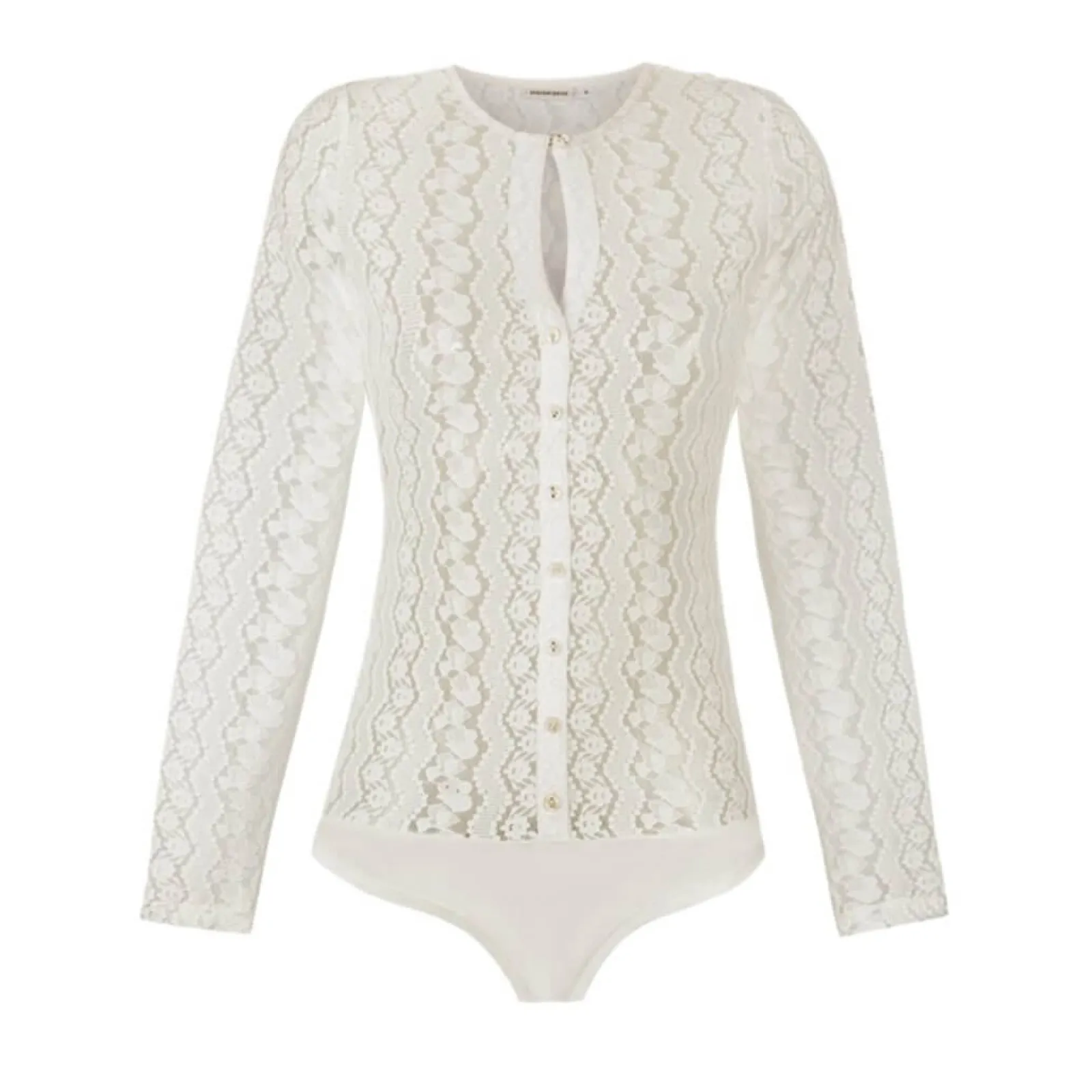 Zillertaler Trachtenwelt Damenbody "Dani", Creme Weiß Best Sale