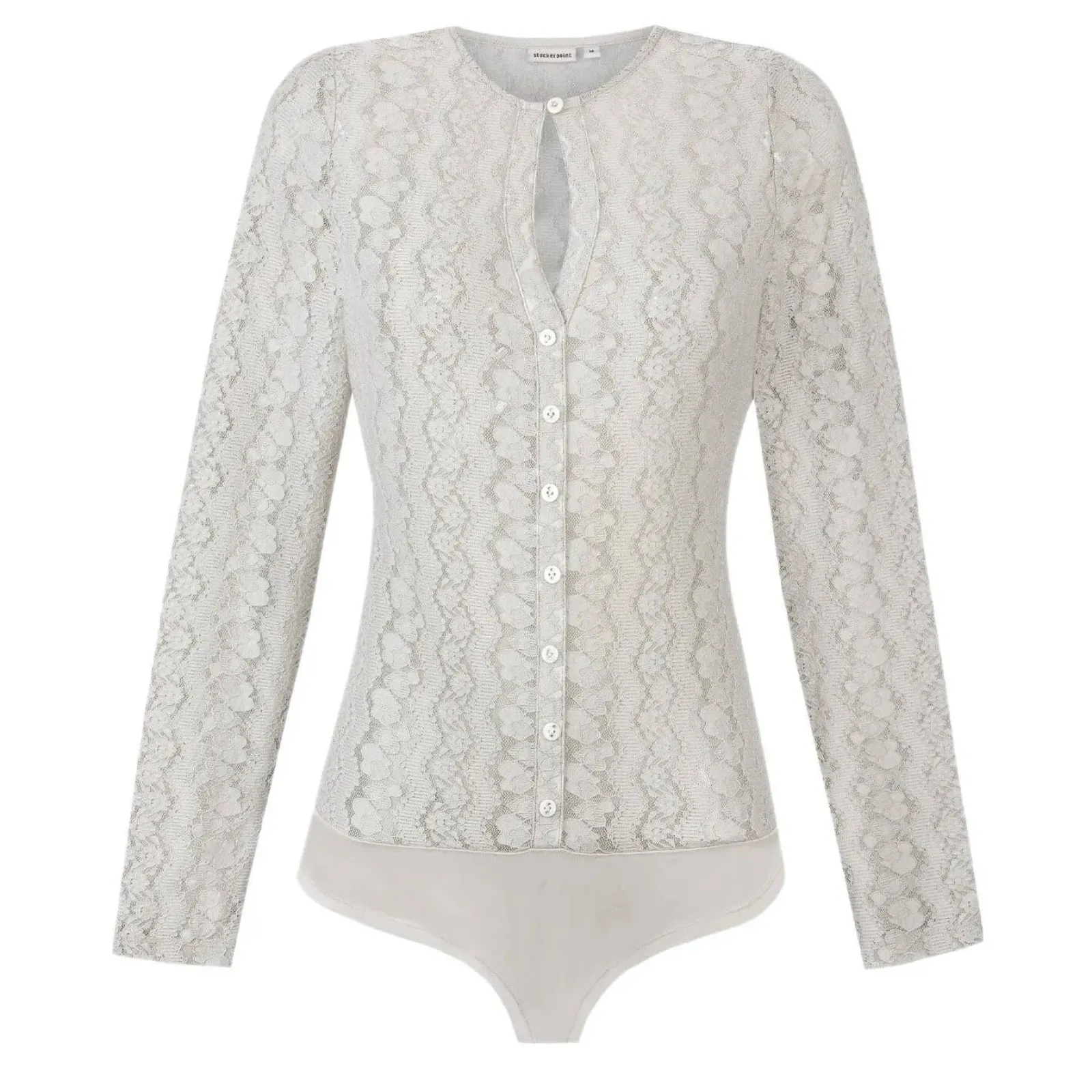 Zillertaler Trachtenwelt Damenbody "Dani", Taupe Braun Shop
