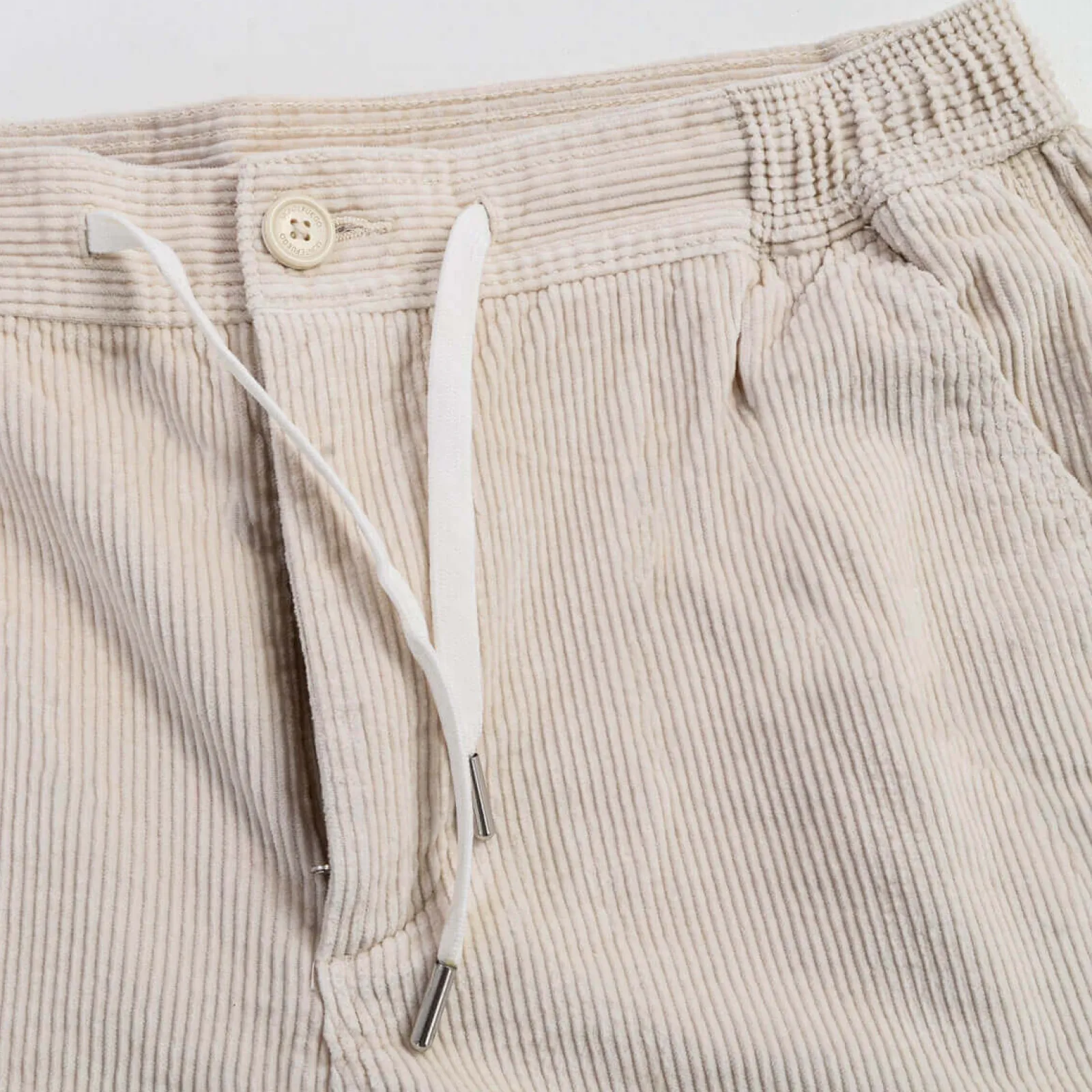 Zillertaler Trachtenwelt Herren Cord Shorts "Sommer", Creme Weiß Best