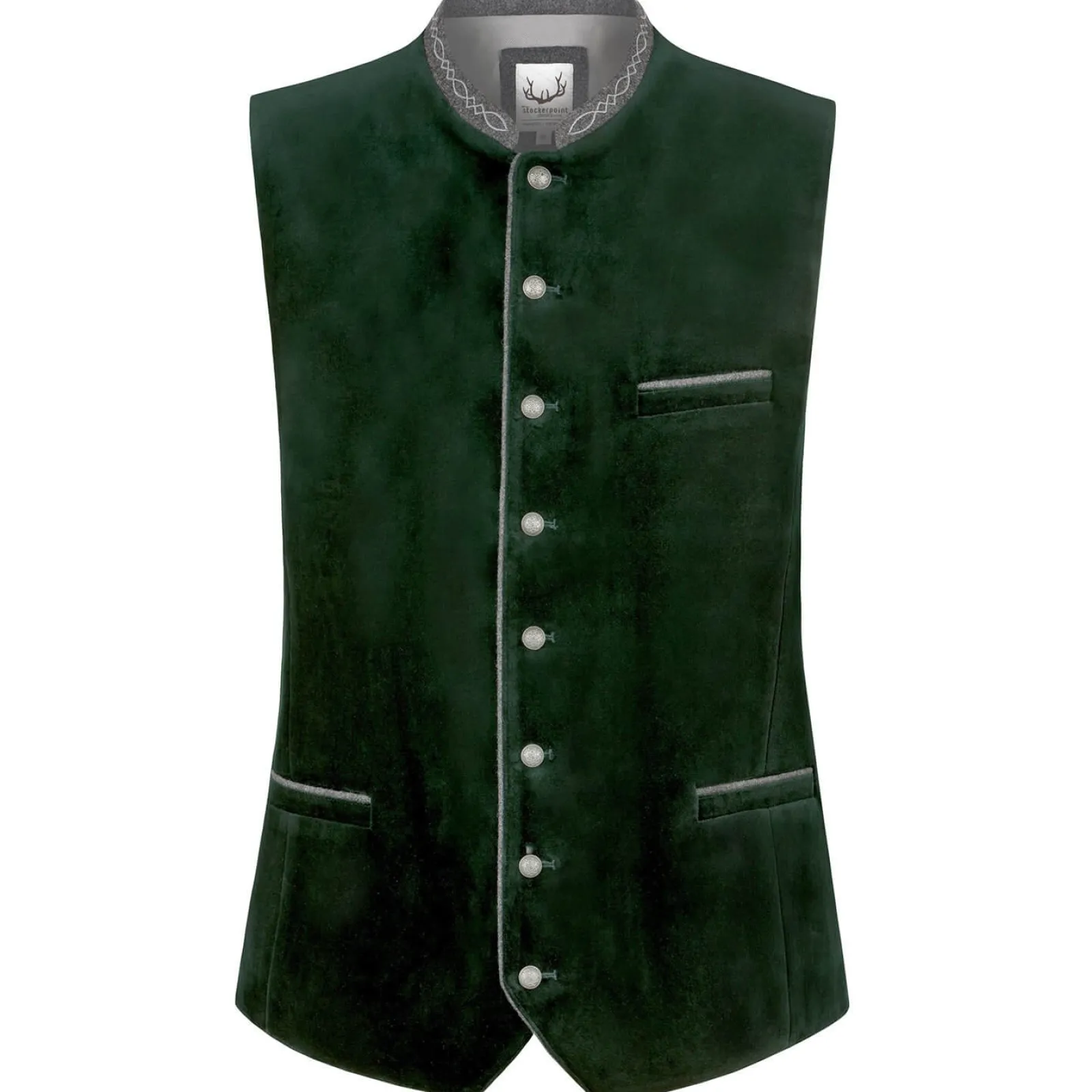 Zillertaler Trachtenwelt Herren Gilet "Lorenzo", Grün Outlet