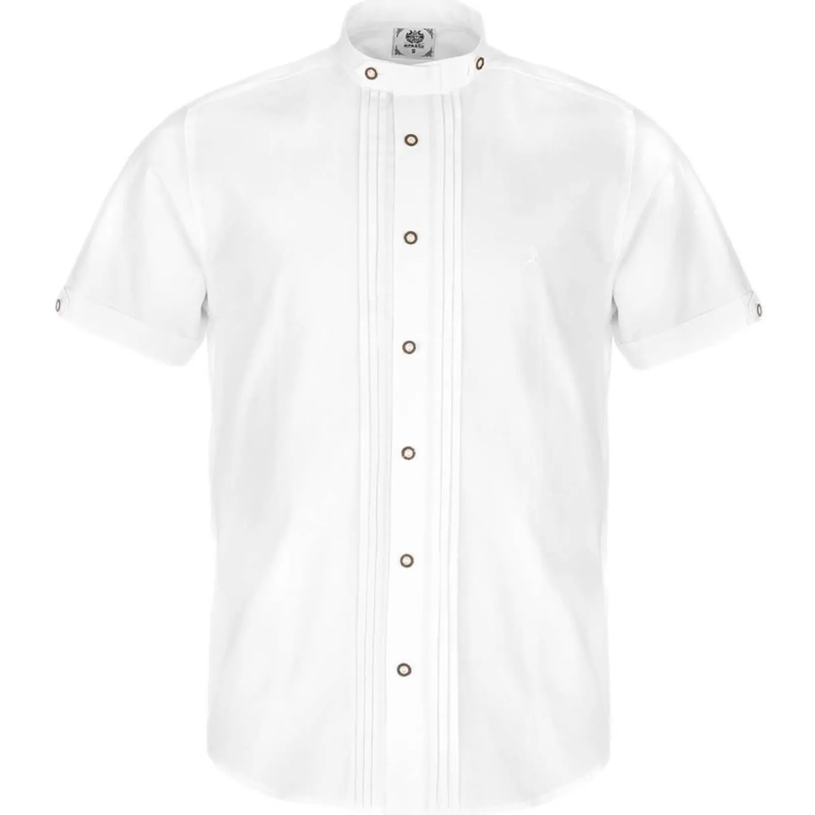 Zillertaler Trachtenwelt Herren Hemd "Oxford", Weiß Clearance