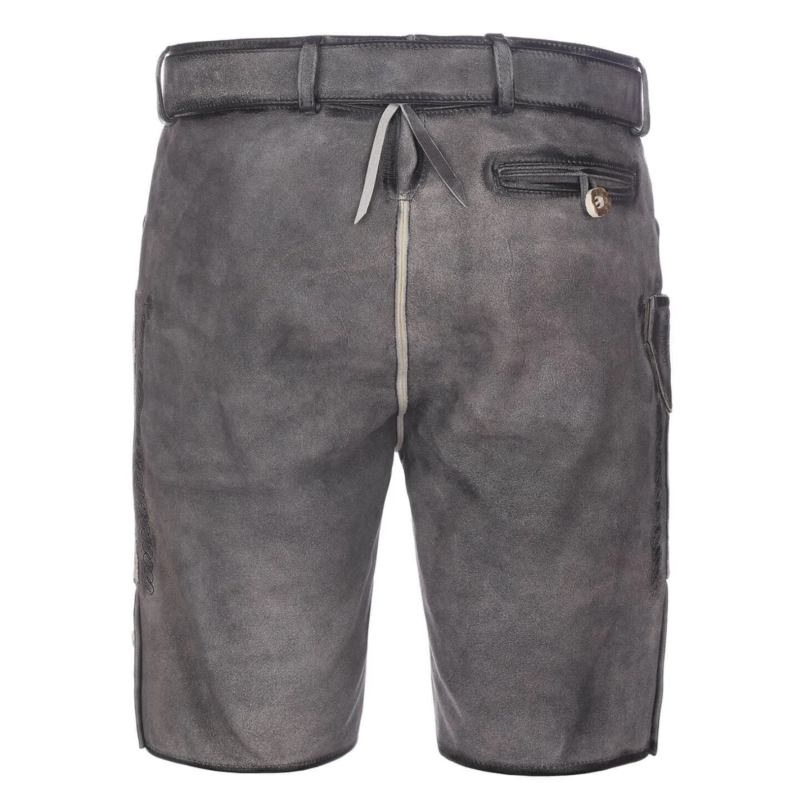 Zillertaler Trachtenwelt Herren Lederhose "Volkar", Grau Shop
