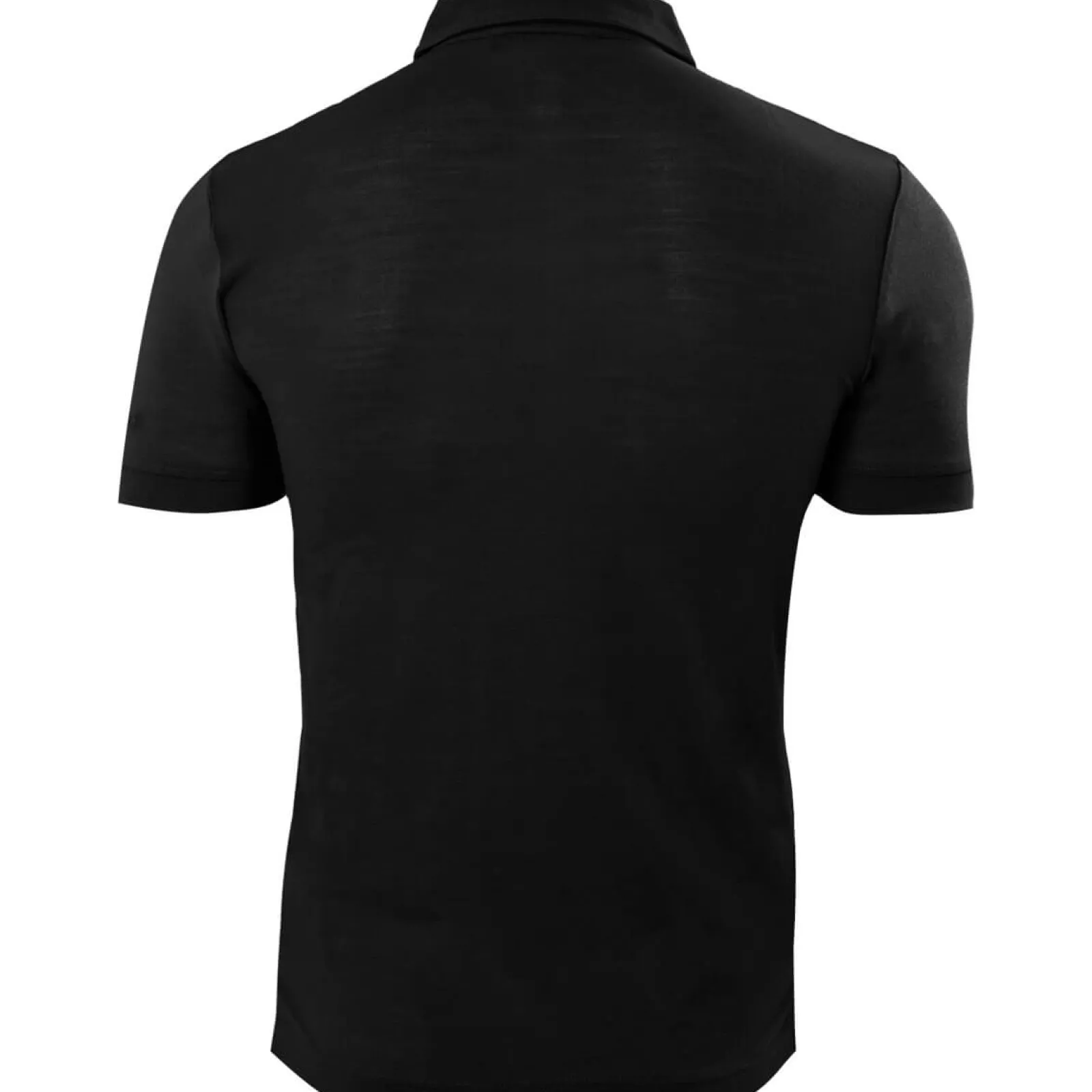 Zillertaler Trachtenwelt Herren Merino Poloshirt "Falko", Schwarz New