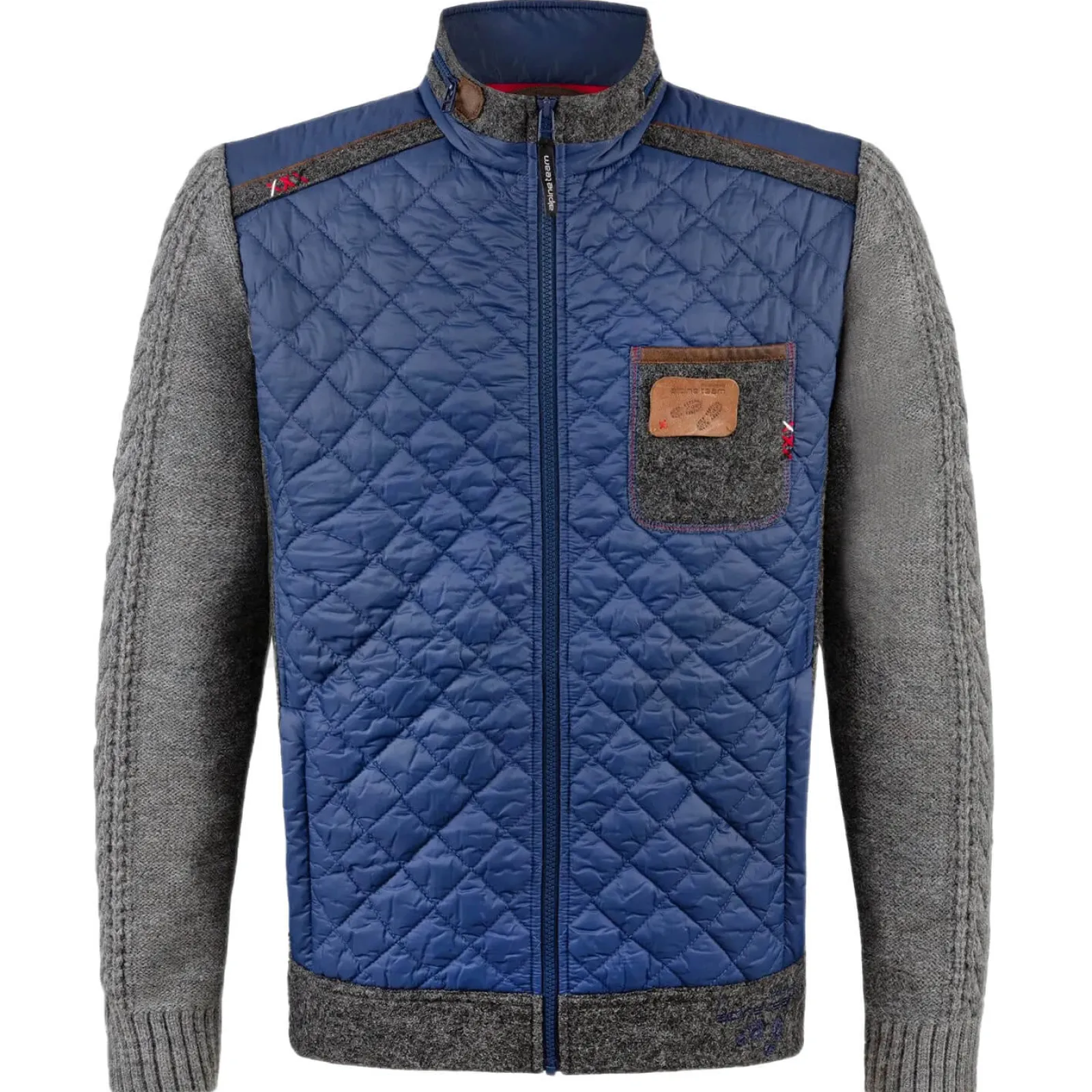 Zillertaler Trachtenwelt Herren Outdoorjacke "Alberto", Blau Hot