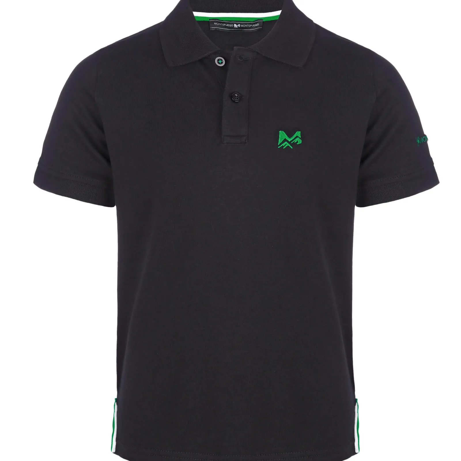 Zillertaler Trachtenwelt Herren Poloshirt "Steiermark", Schwarz Hot