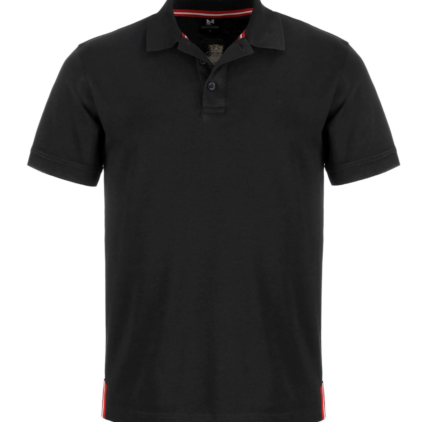 Zillertaler Trachtenwelt Herren Poloshirt "Österreich", Schwarz Cheap