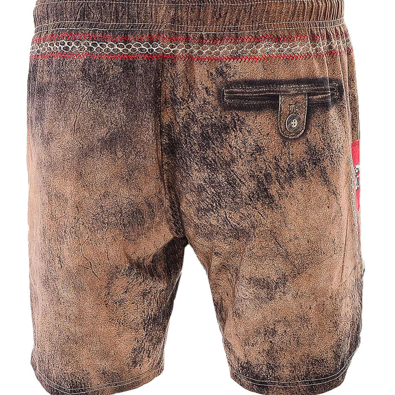 Zillertaler Trachtenwelt Herren Trachten Badehose "Österreich", Braun Store