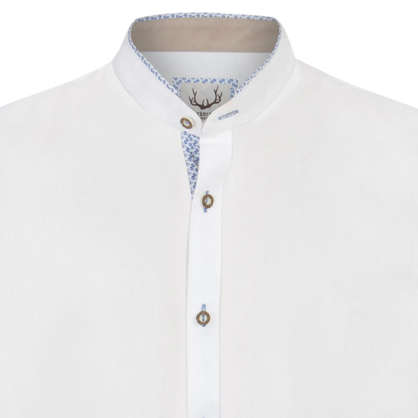 Zillertaler Trachtenwelt Herren Trachtenhemd "Raphael", -Blau Weiß Shop