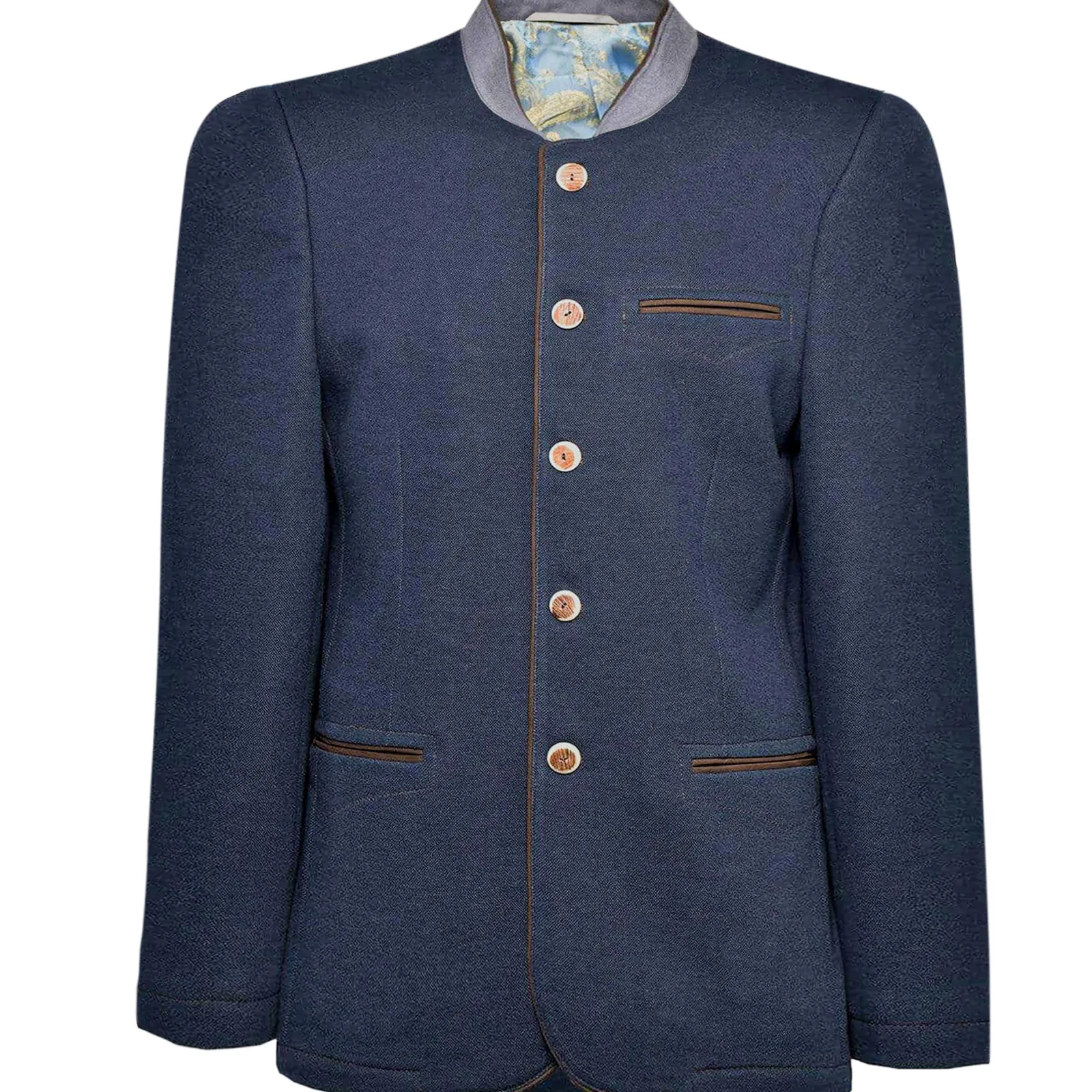 Zillertaler Trachtenwelt Herren Trachtenjacke "Enns", Marine Blau Discount