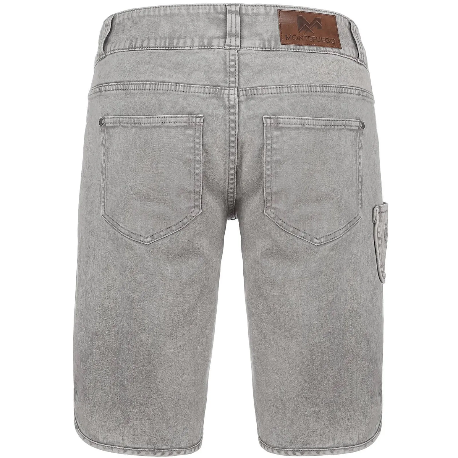 Zillertaler Trachtenwelt Herren Trachtenjeans ohne Latz, Grau New