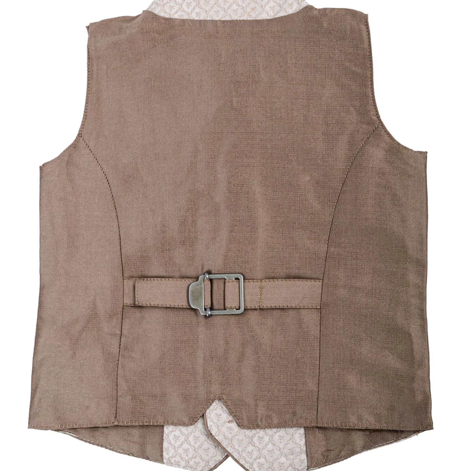 Zillertaler Trachtenwelt Jungen Gilet "Salvo", Taupe Beige Flash Sale