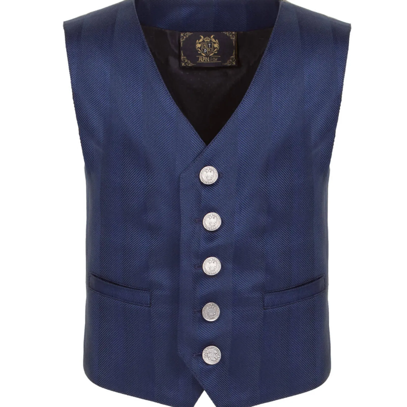Zillertaler Trachtenwelt Jungen Trachtengilet "Arthur", Dunkelblau Flash Sale