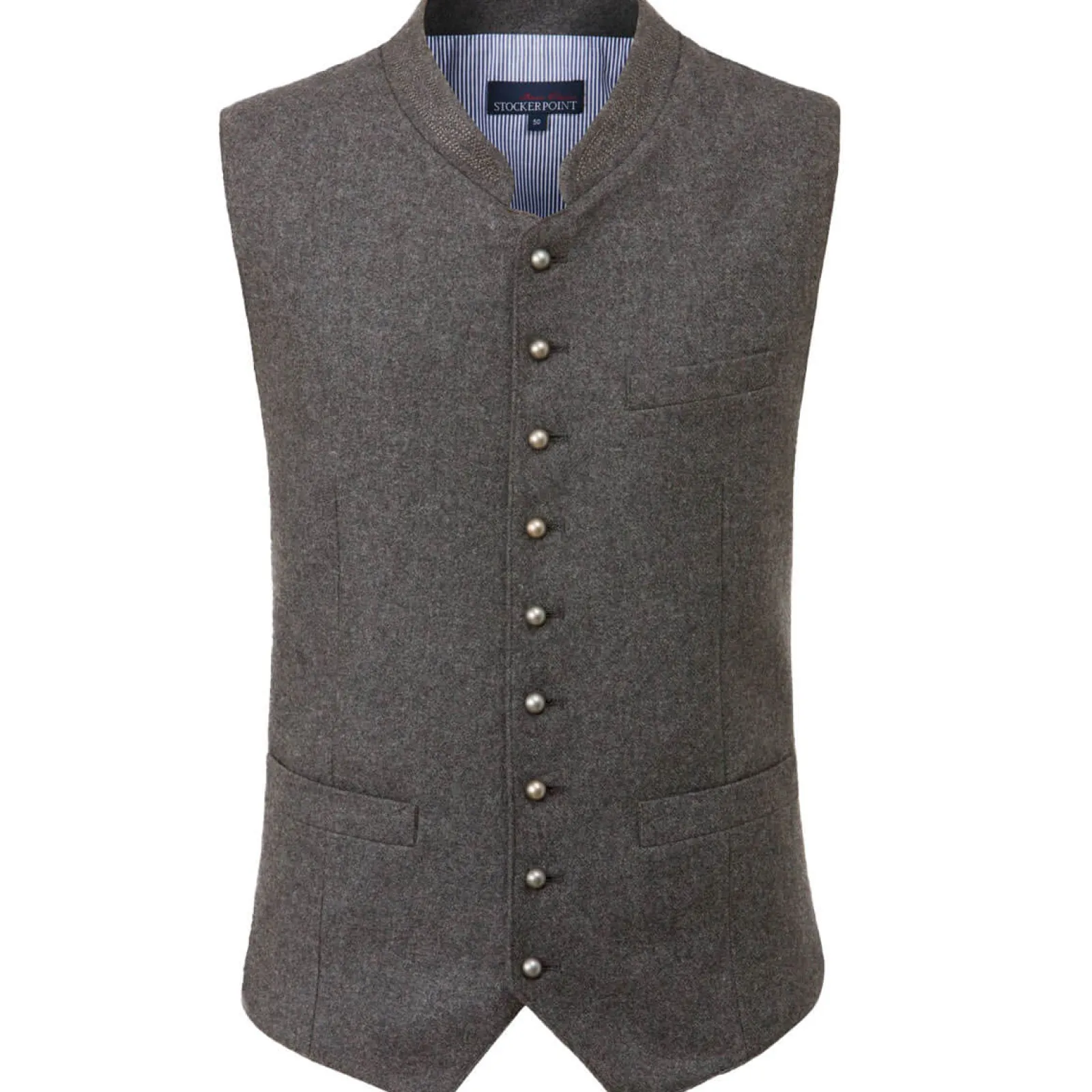 Zillertaler Trachtenwelt Jungen Trachtengilet "Levon", Anthrazit Grau Clearance