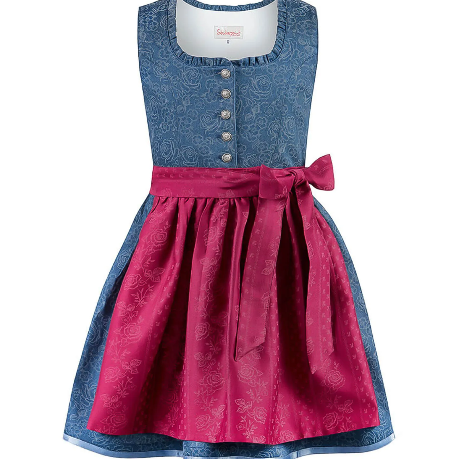 Zillertaler Trachtenwelt Kinder Dirndl "Kathi", -Beere Blau Fashion