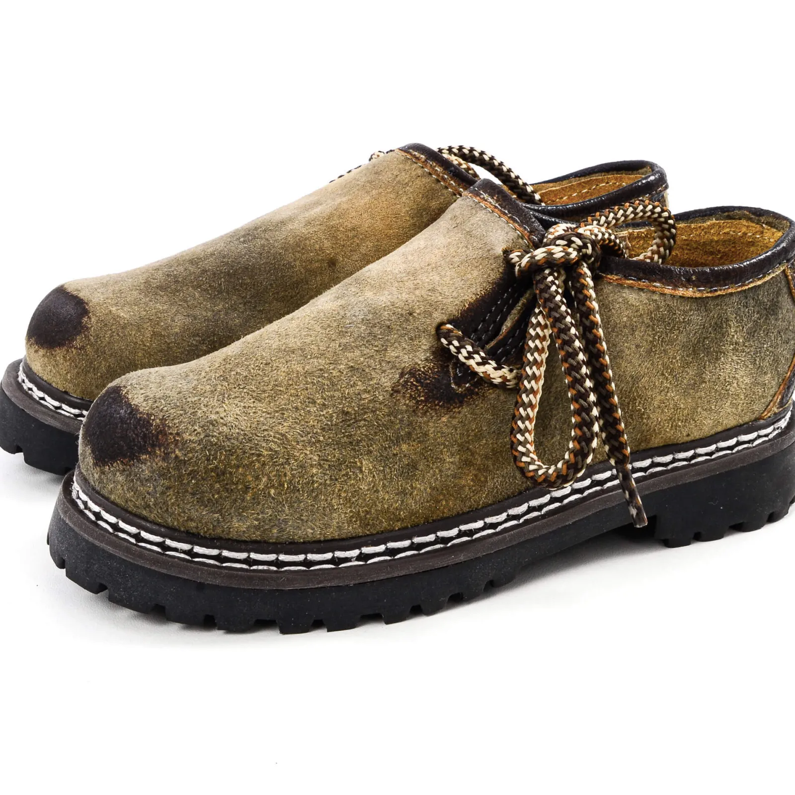 Zillertaler Trachtenwelt Kinder Haferlschuhe "Brixlegg", Braun Hot