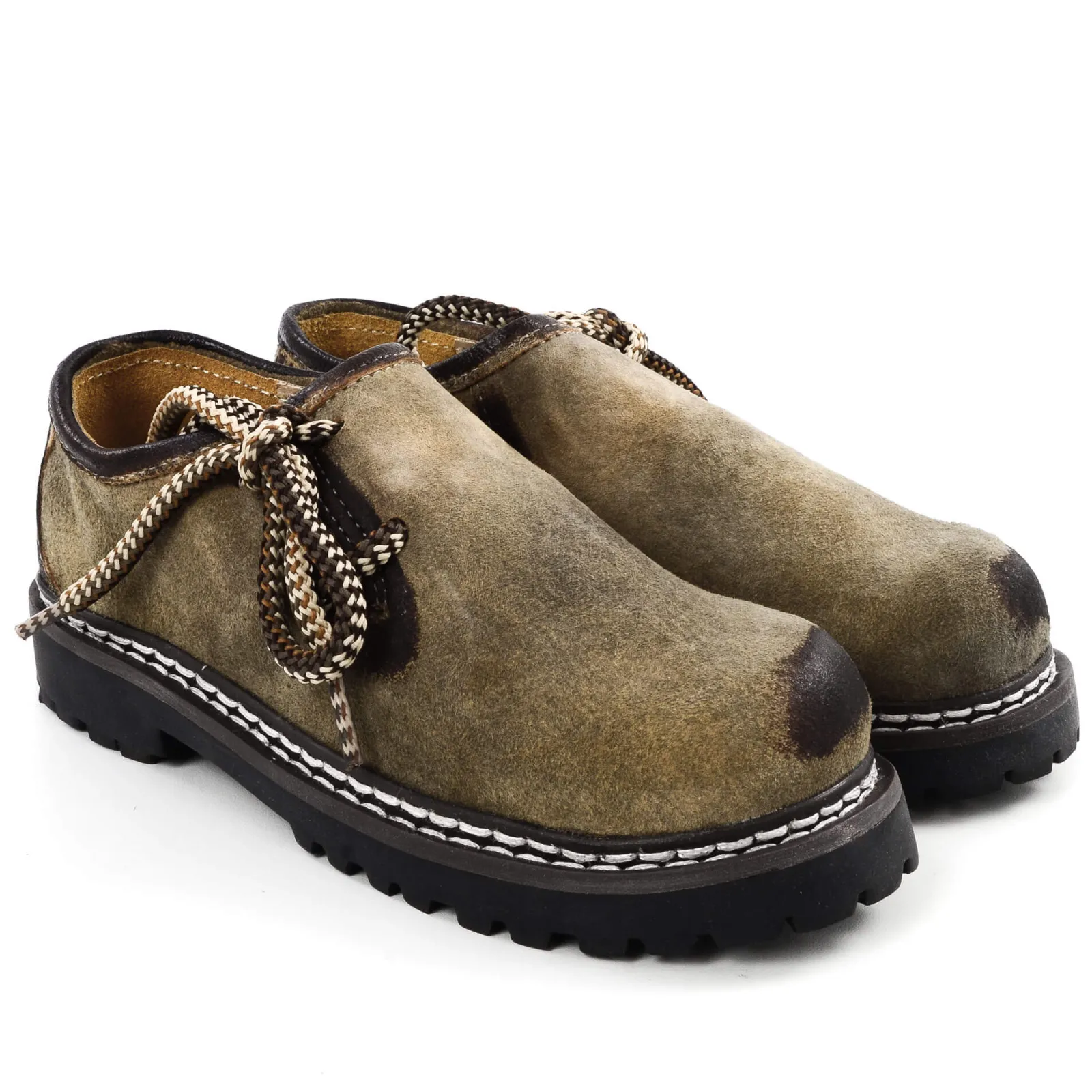 Zillertaler Trachtenwelt Kinder Haferlschuhe "Brixlegg", Braun Hot