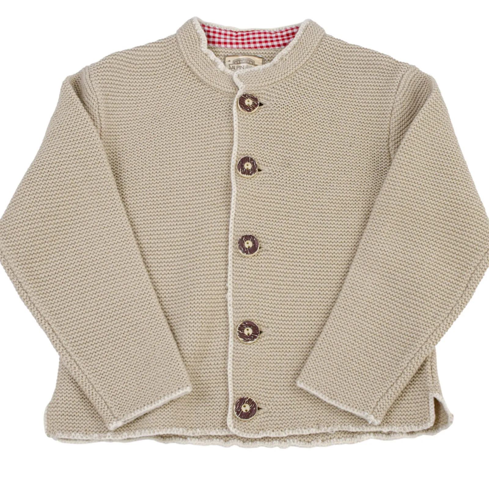 Zillertaler Trachtenwelt Kinder Strickjacke "Lukas", Beige Fashion