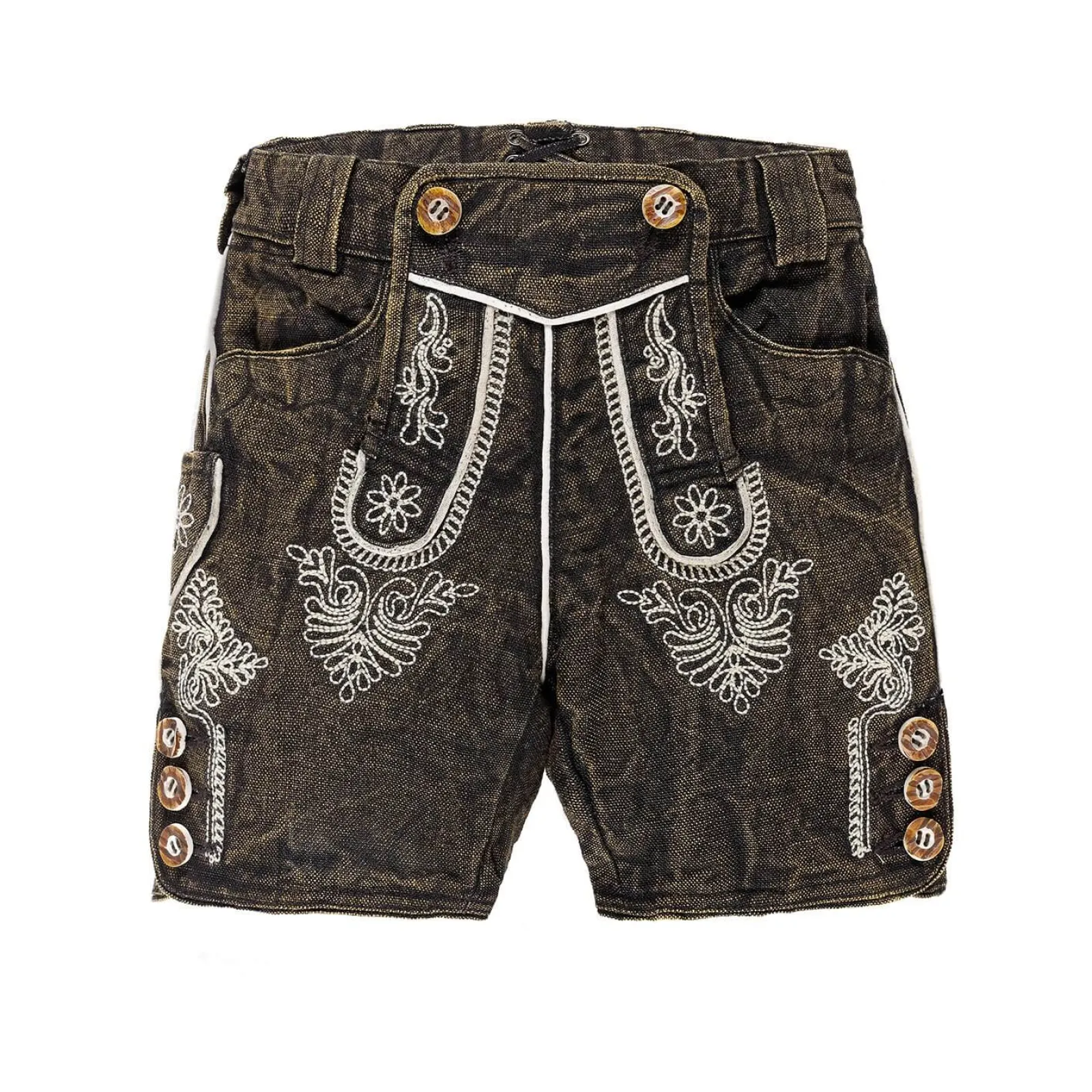 Zillertaler Trachtenwelt Kinder Trachtenhose "Joseph", Braun Hot
